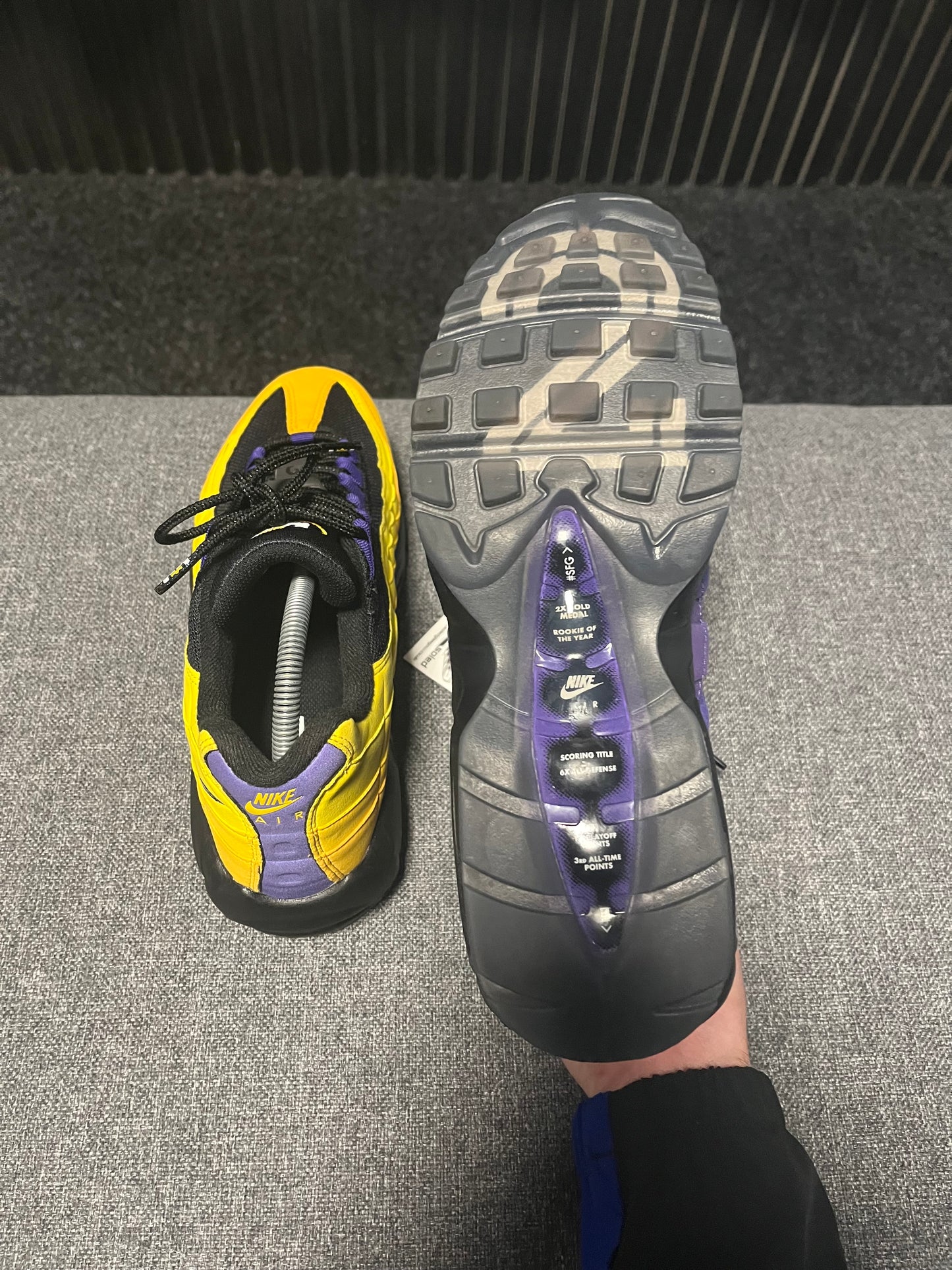 Air Max 95s NRG LeBron Lakers UK 8 3527