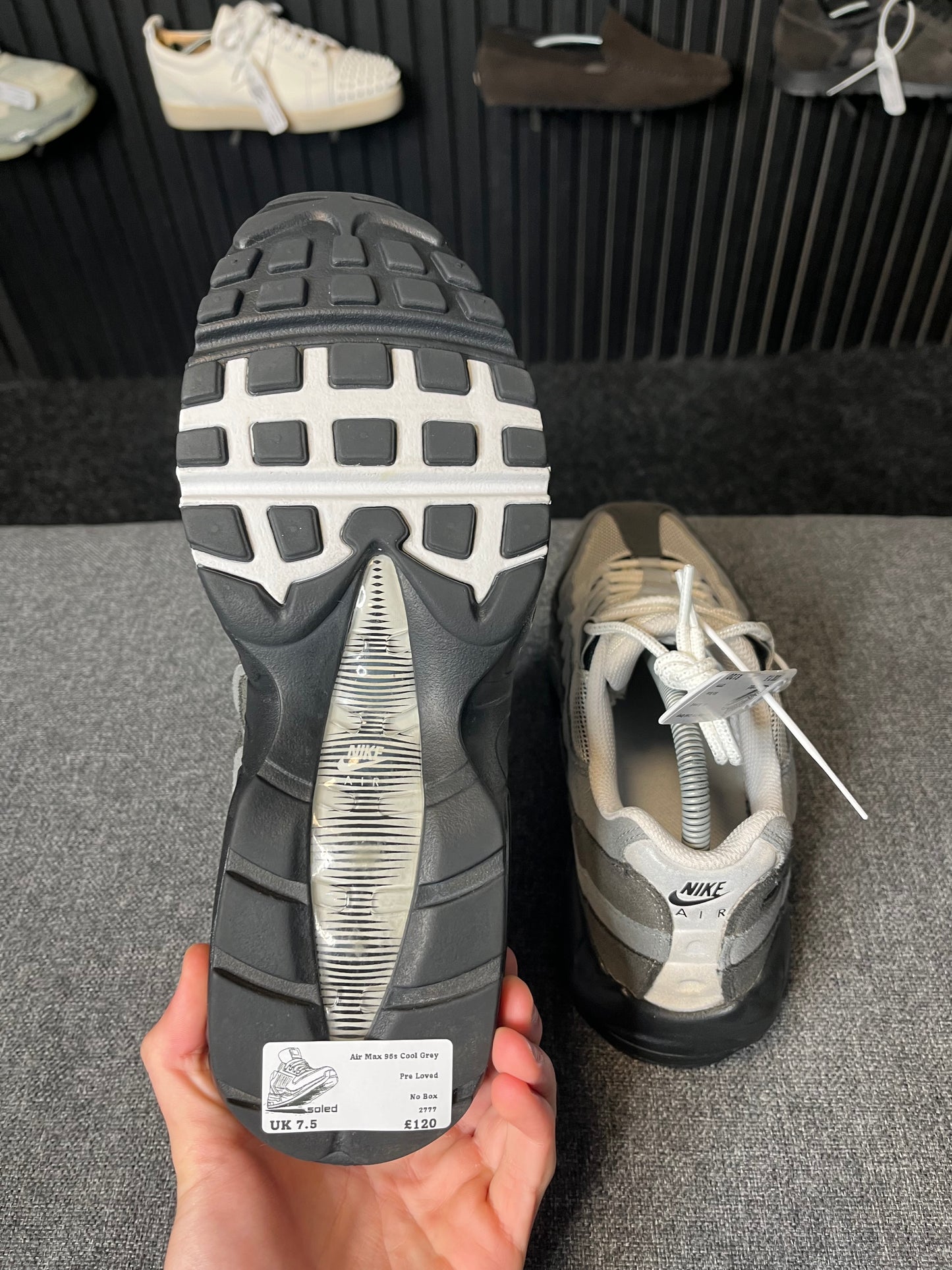 Air Max 95s Grey Jewel UK 7.5 2777