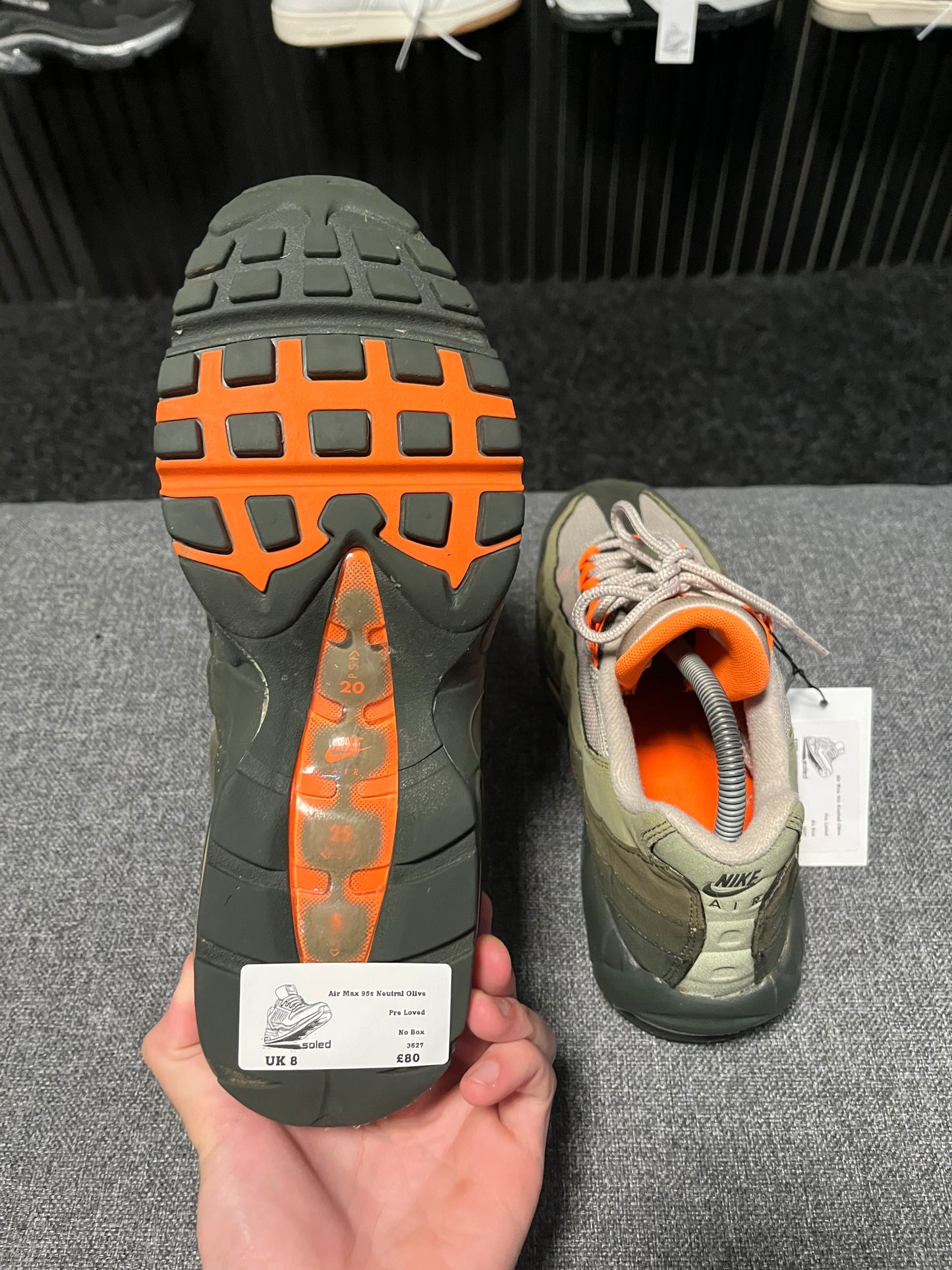 Air Max 95s Neutral Olive UK 8 3627