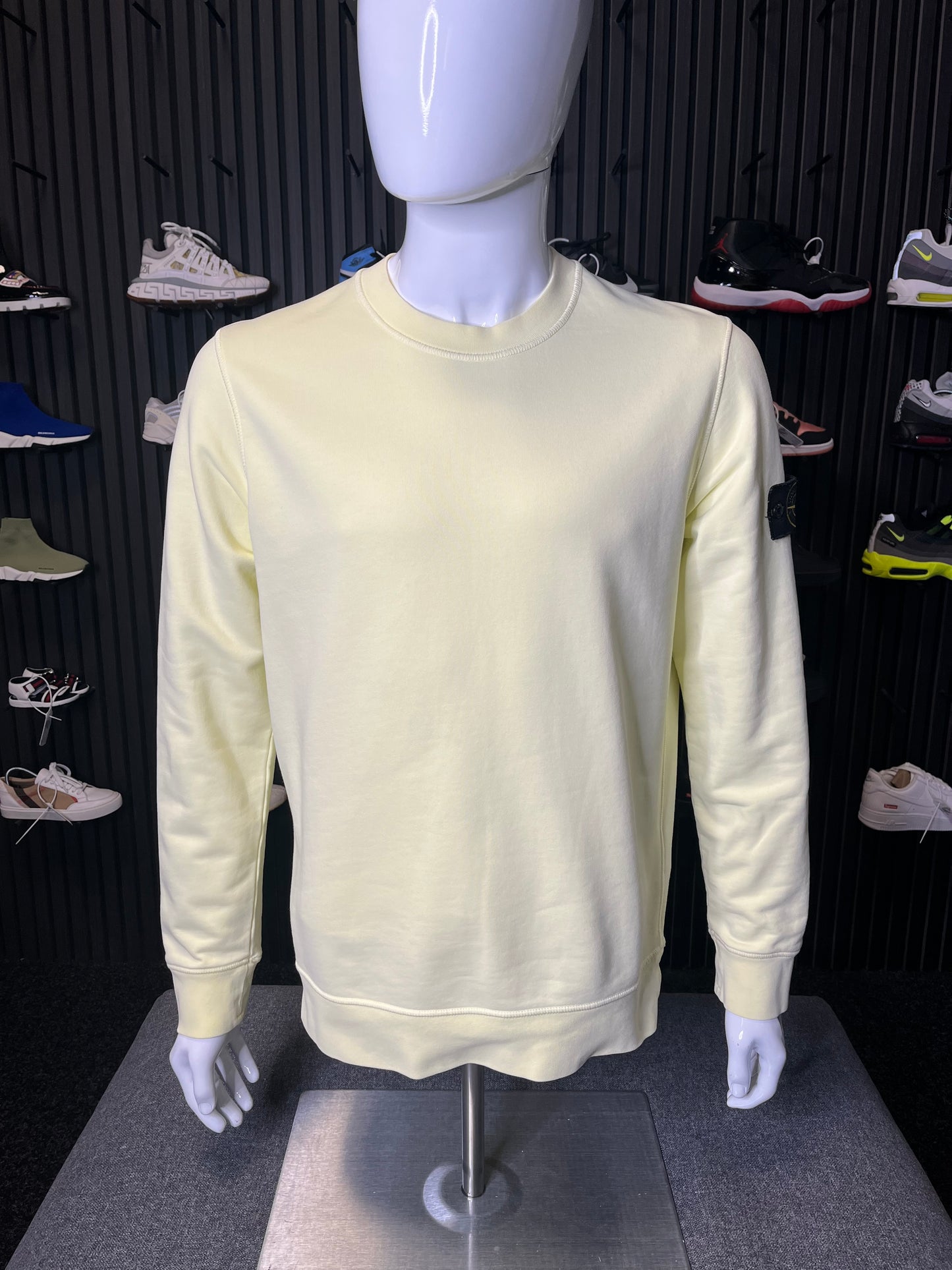 Stone Island Sweater Yellow Large 2296
