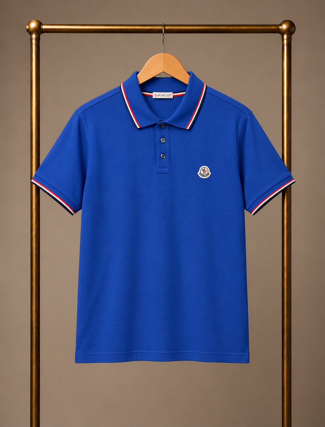 Moncler Polo Blue XXXL 3843