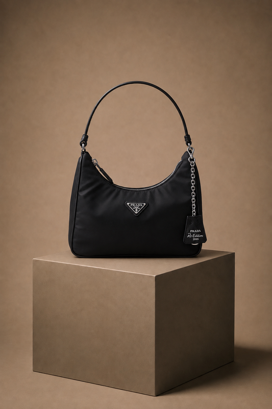 Prada Re-Nylon & Saffiano Mini Bag Football Card