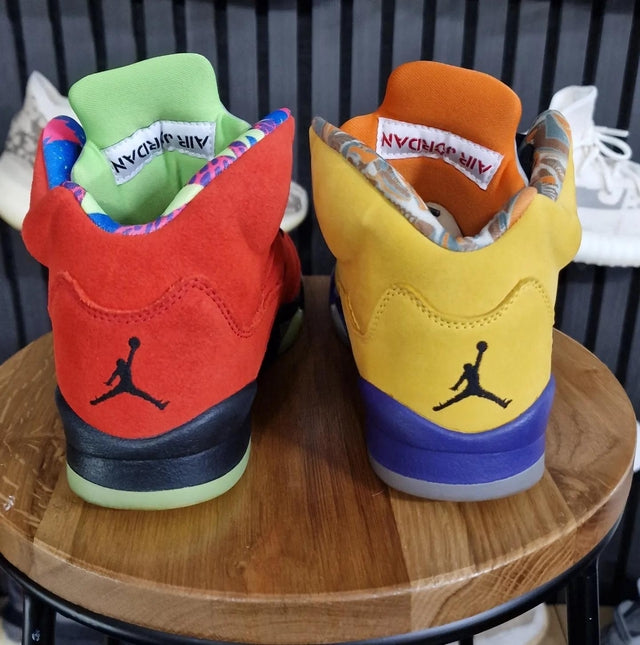 Jordan 5 Retro Red Yellow UK5