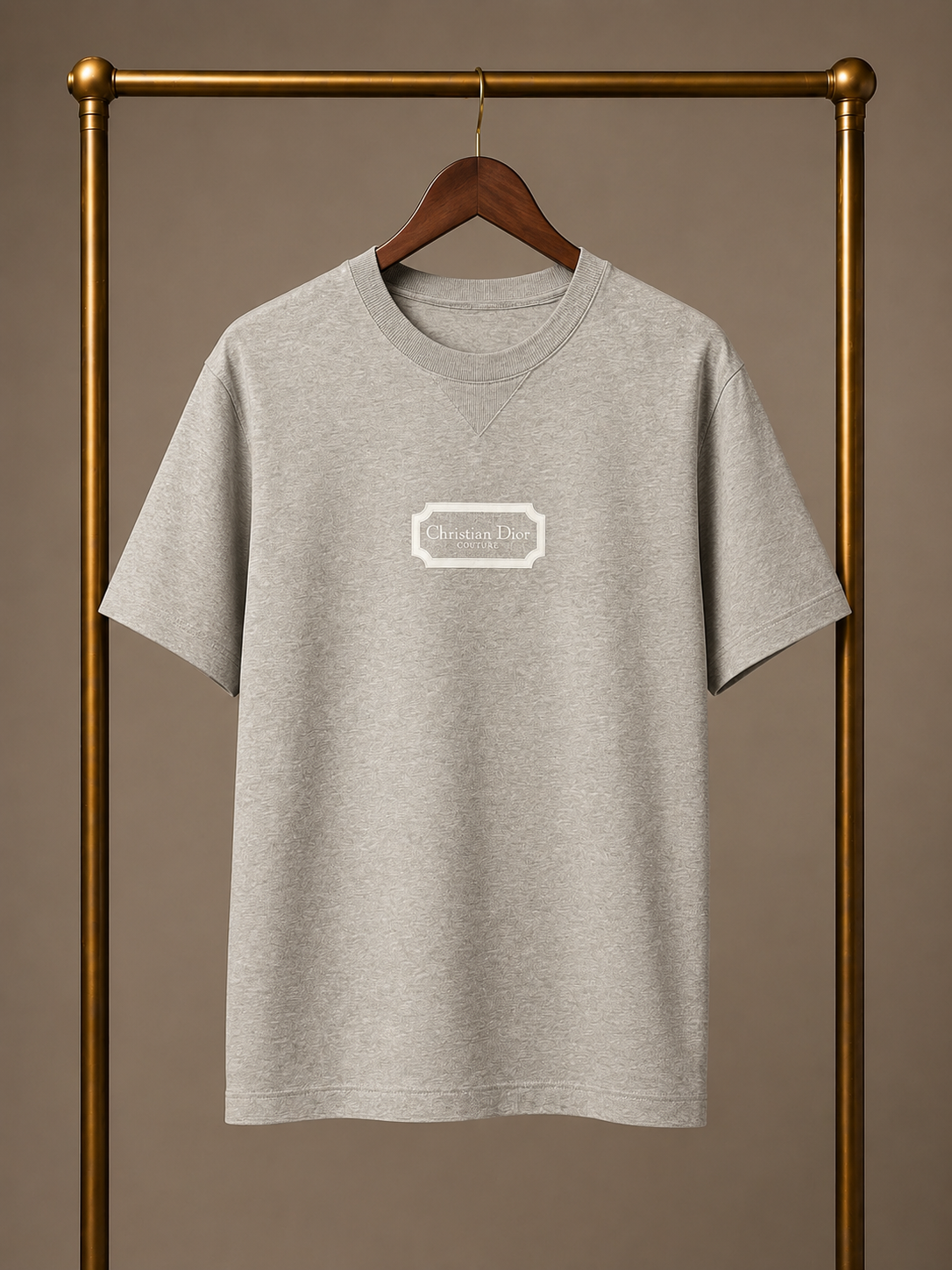 Dior Couture Tee Grey Small 3544