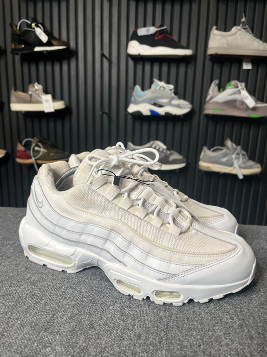 Air Max 95s White UK 9 3408