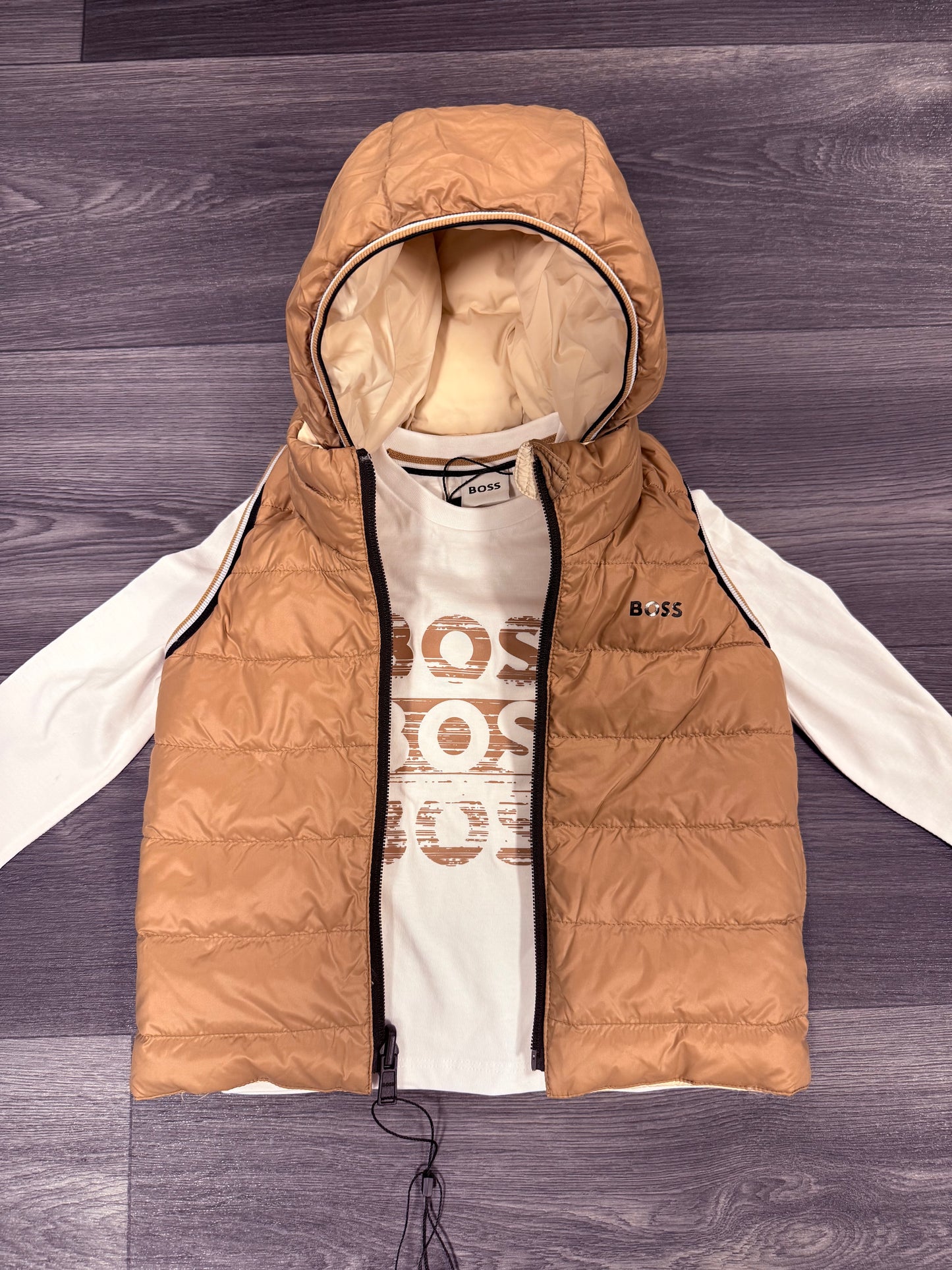 Hugo Boss Reversible Gilet + T-Shirt Age 2 3523