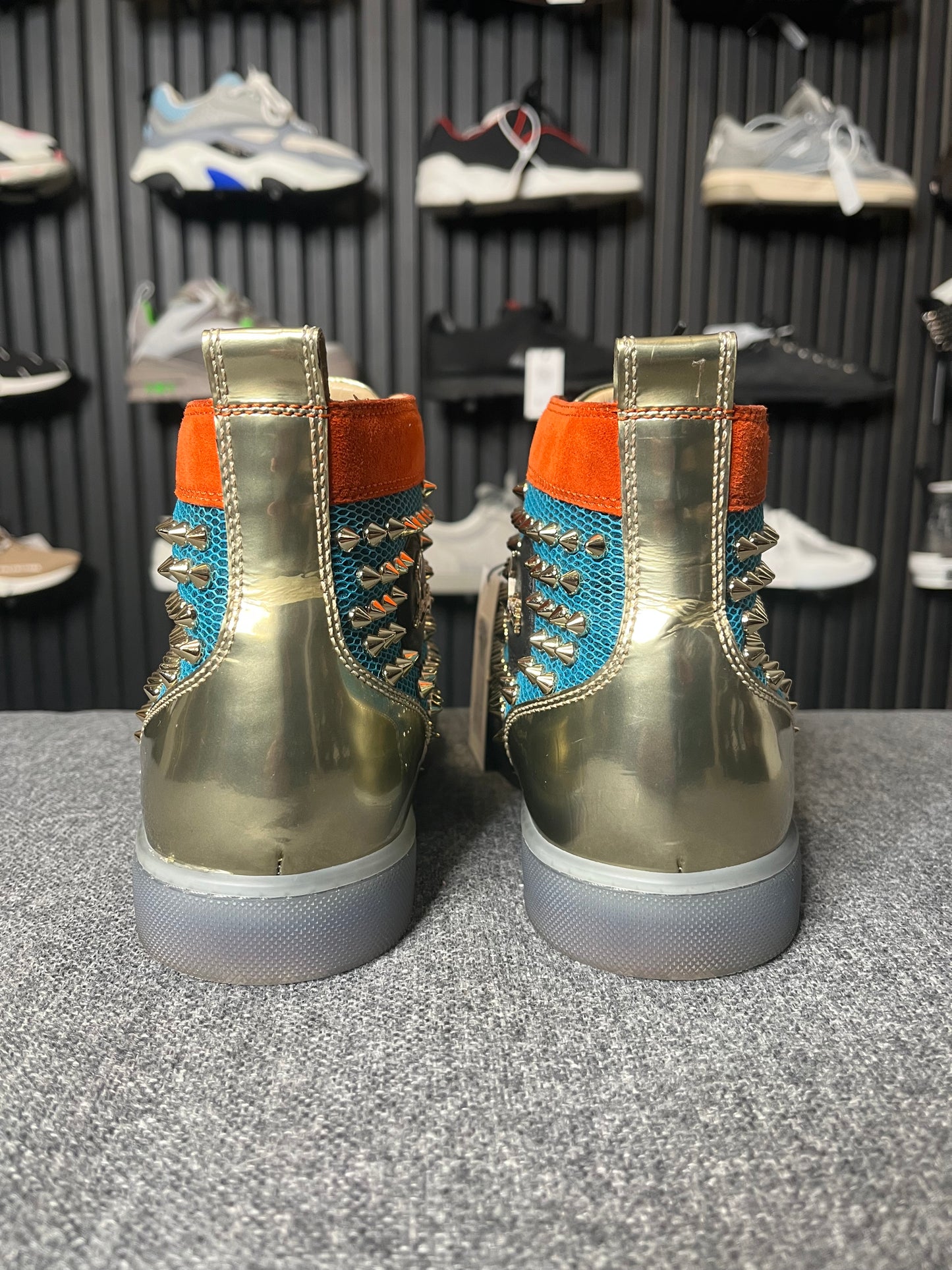 Christian Louboutin Spike Lux Techno UK 8 3321