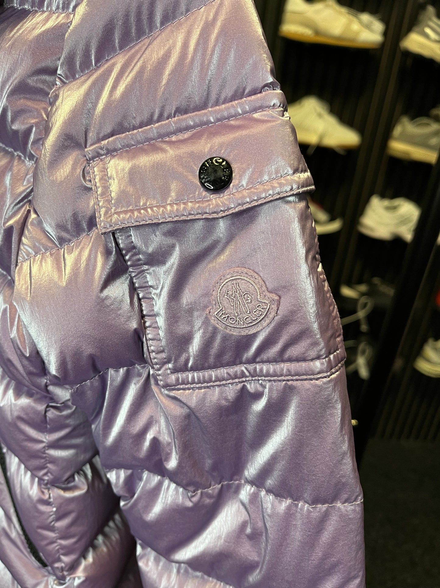 Moncler Bady Jacket Purple Age 10 2761