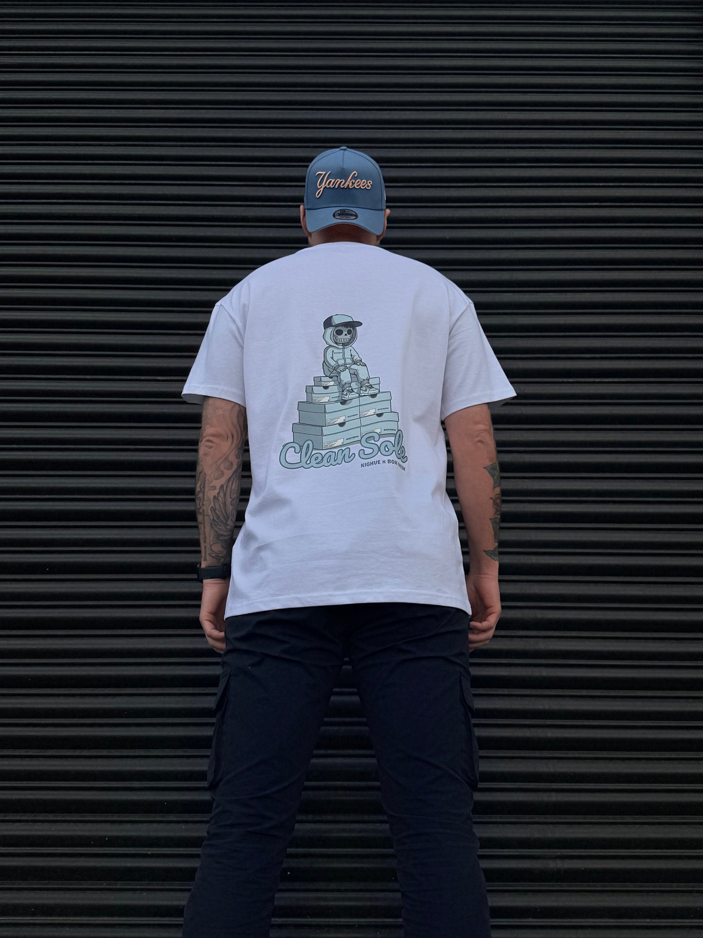 Stacked Tee White Kighve x Box Fresh