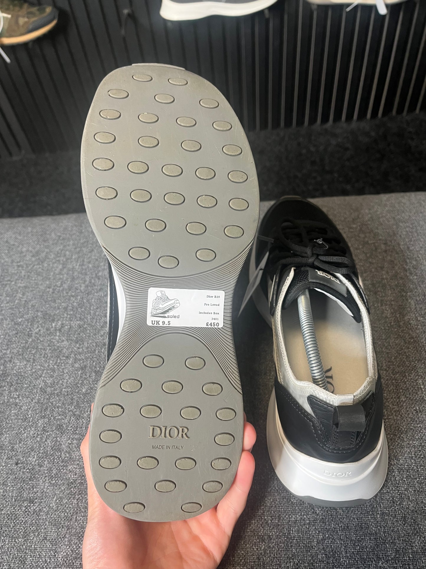 Dior B25 UK 9.5 3401