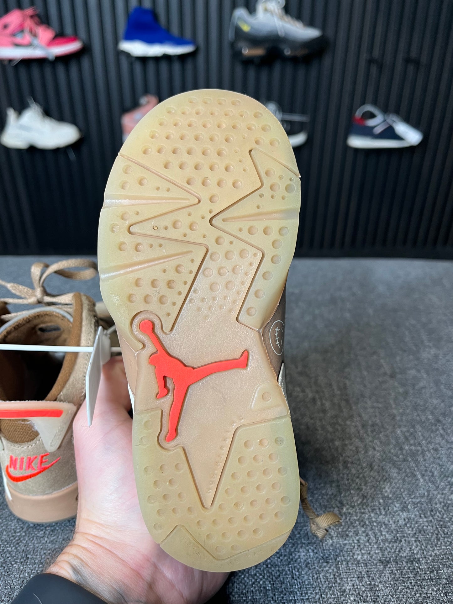Jordan 6 Travis Scott British Khaki UK11 Child 2579