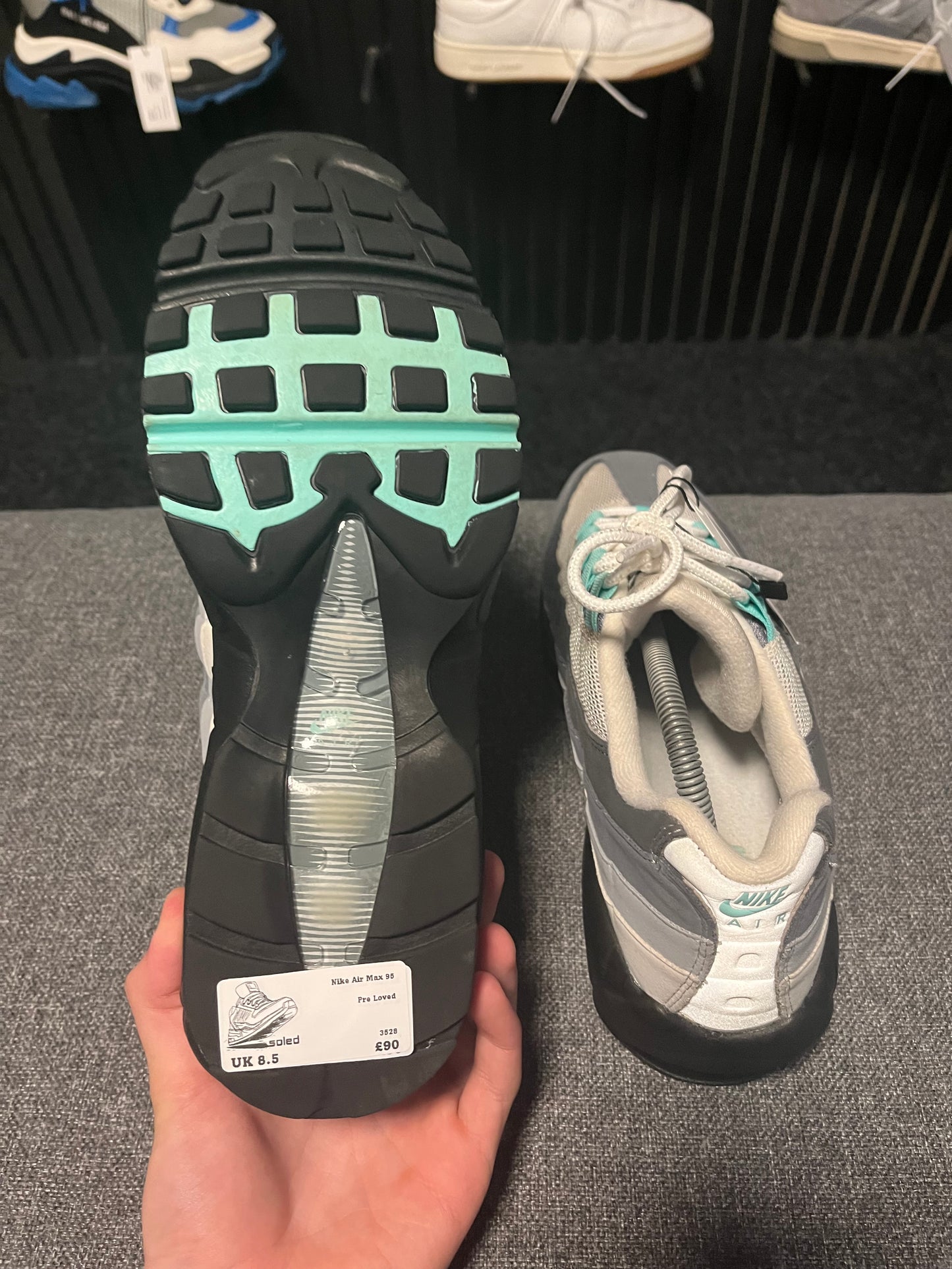 Air Max 95s Hyper Turquoise UK 8.5 3528
