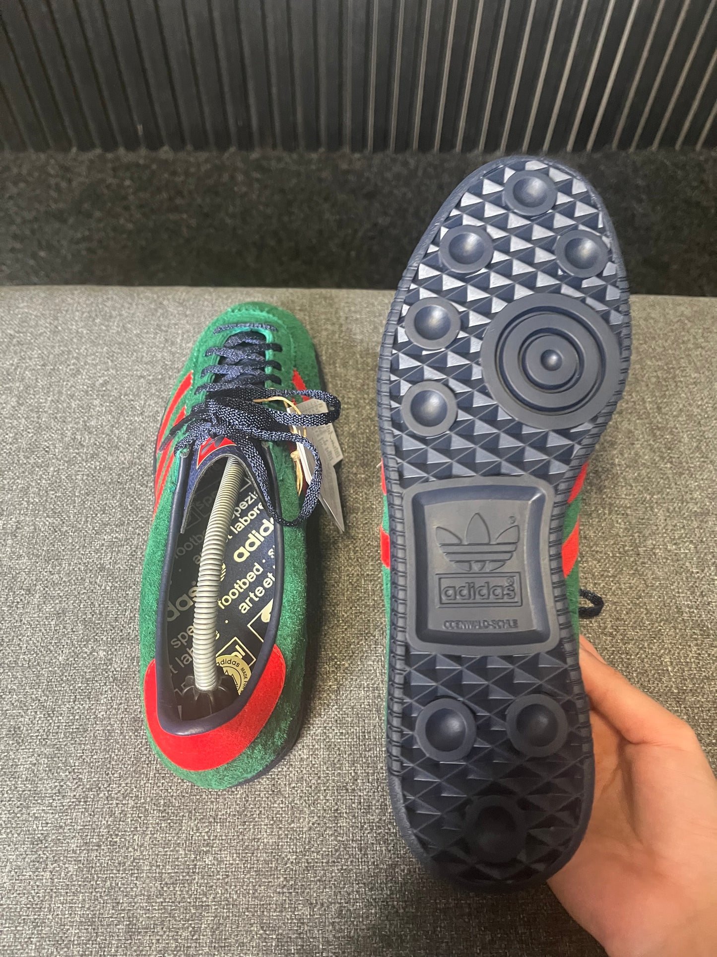 Adidas Blackburn Green UK 9 3456