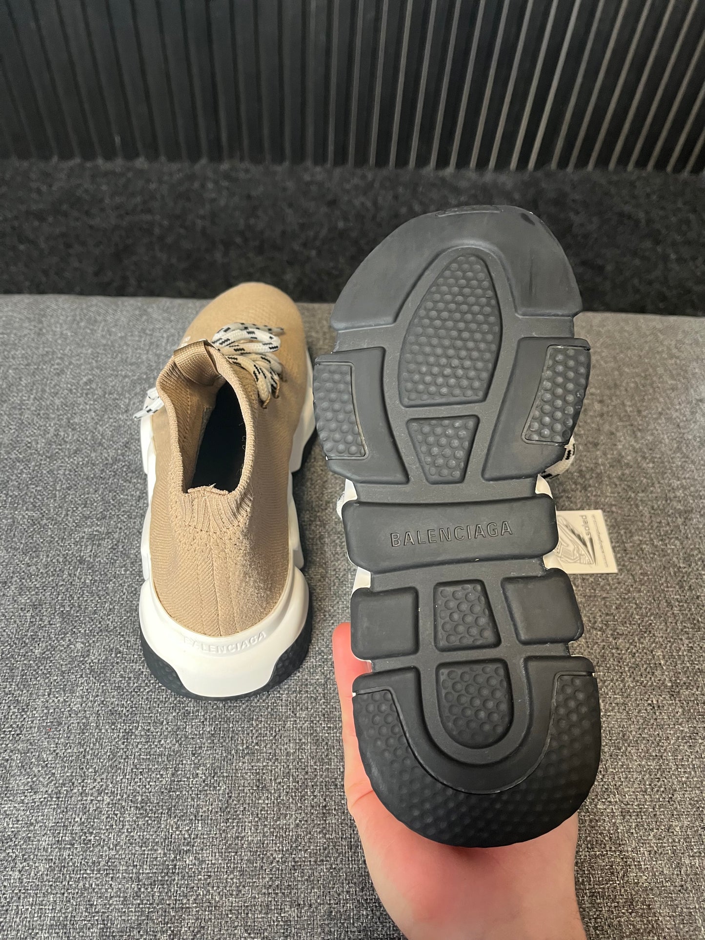 Balenciaga Speed Beige UK 3 3303