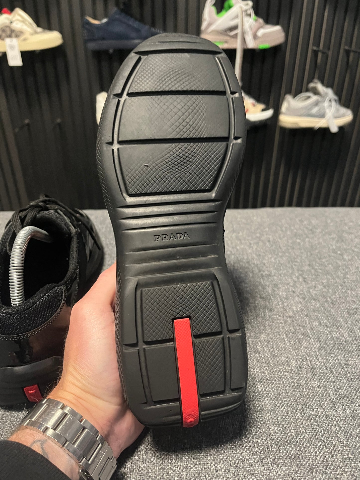 Prada Americas Cup Black UK6.5 3642