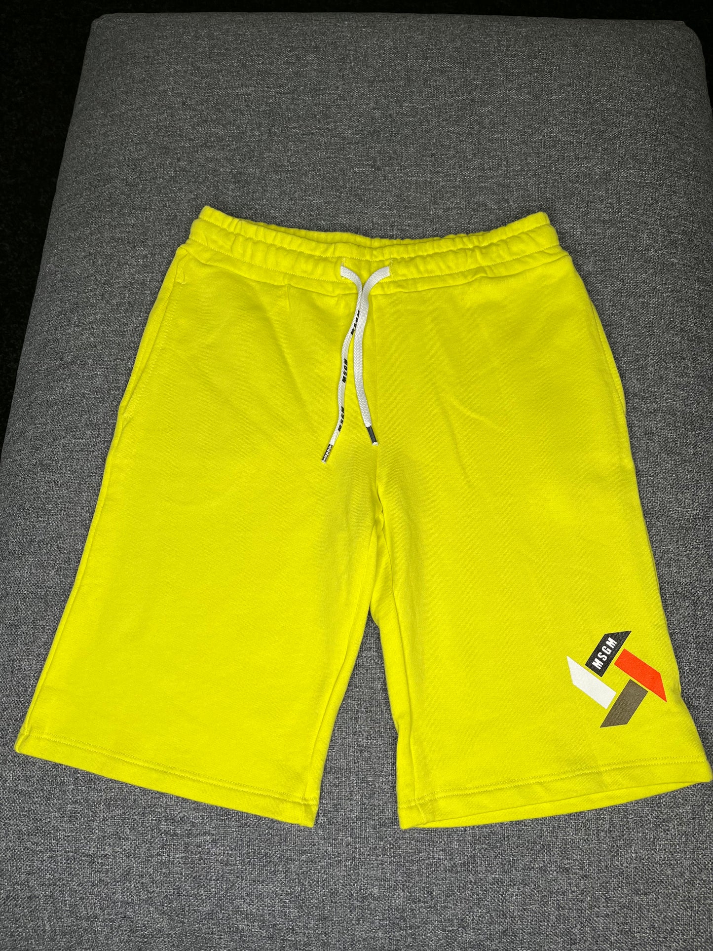 Yellow MSGM Shorts Age 8 3120