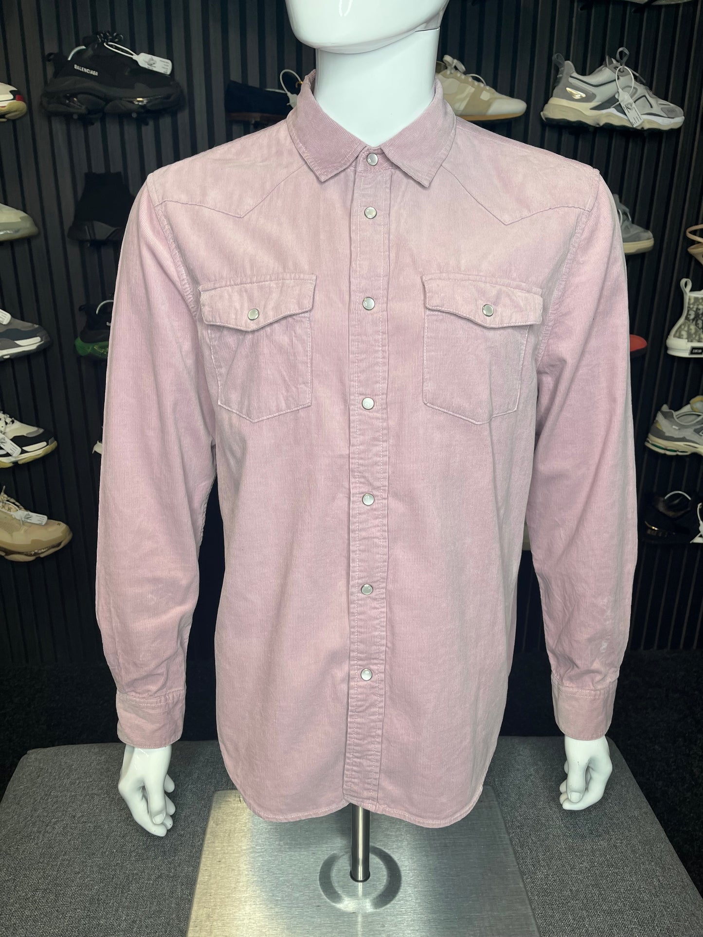 Stussy Overshirt Pink Medium 2923