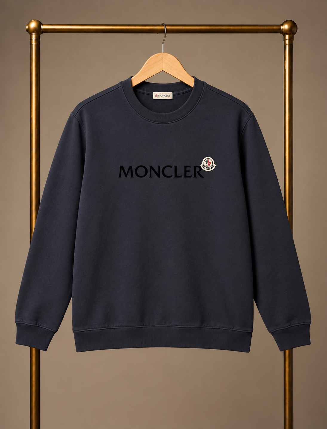 Navy Moncler Sweater XXL 3847