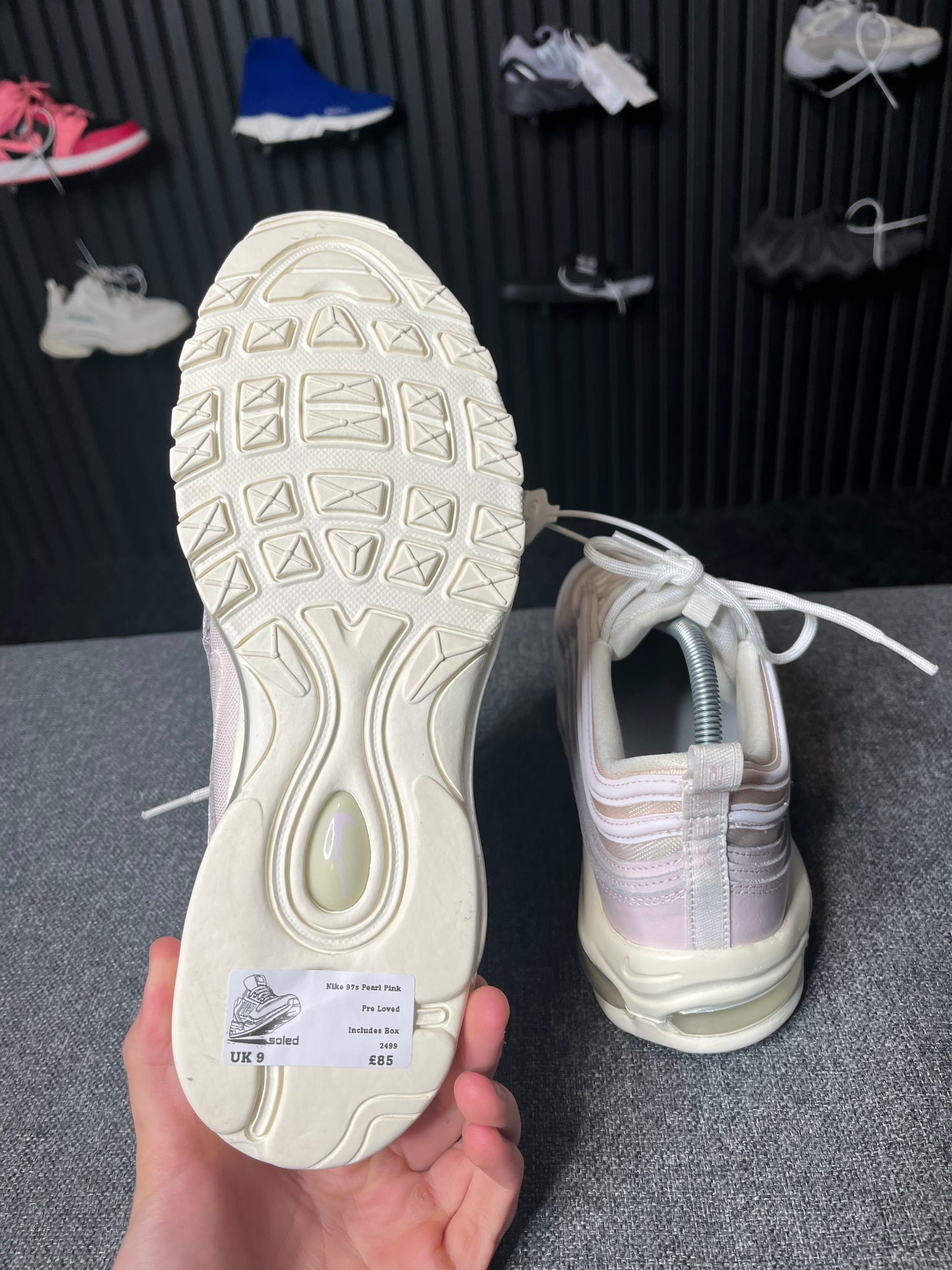 Nike Air 97s Pearl Pink UK 9 2499