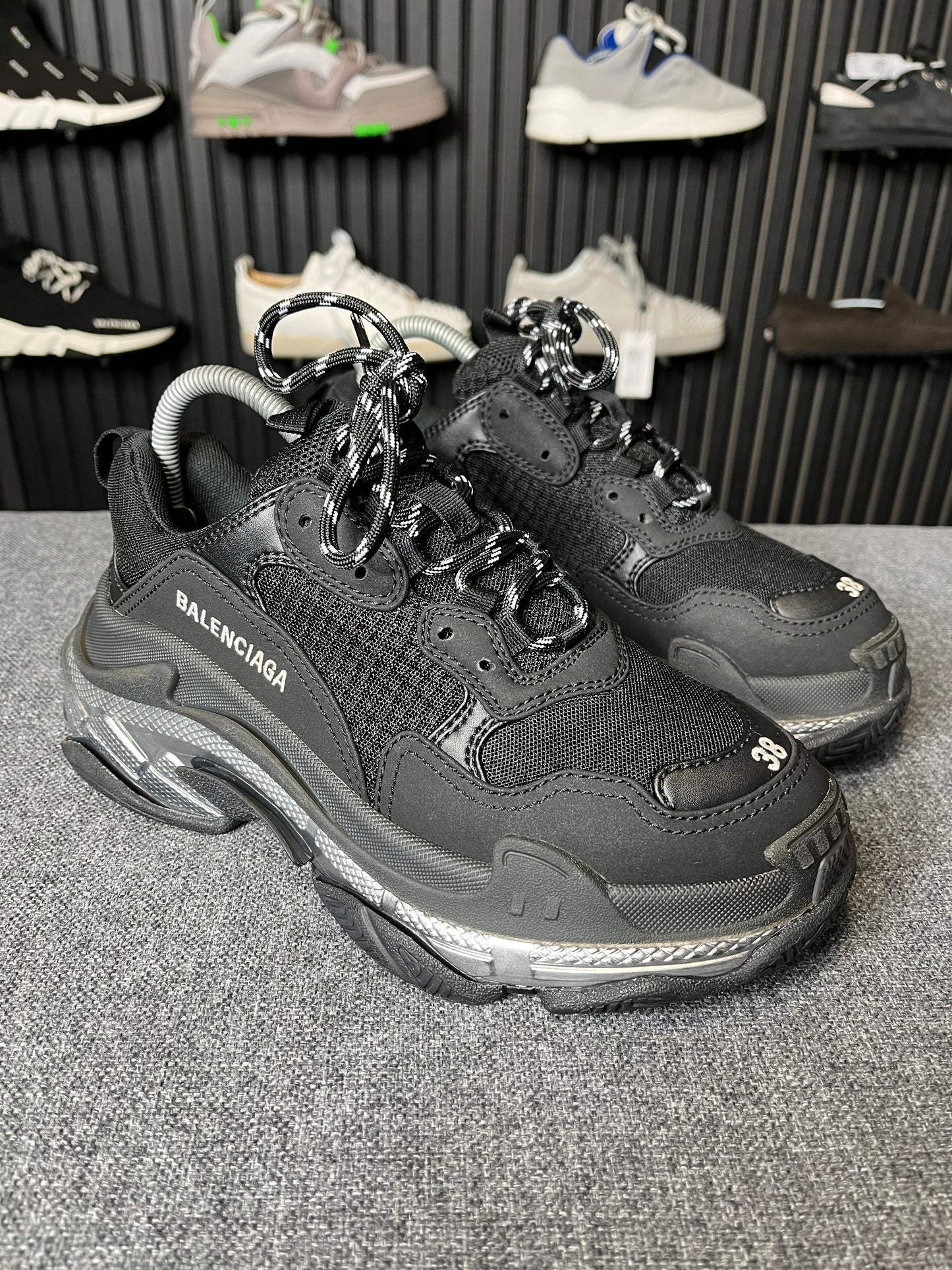 Balenciaga Triple S Black UK5 3169