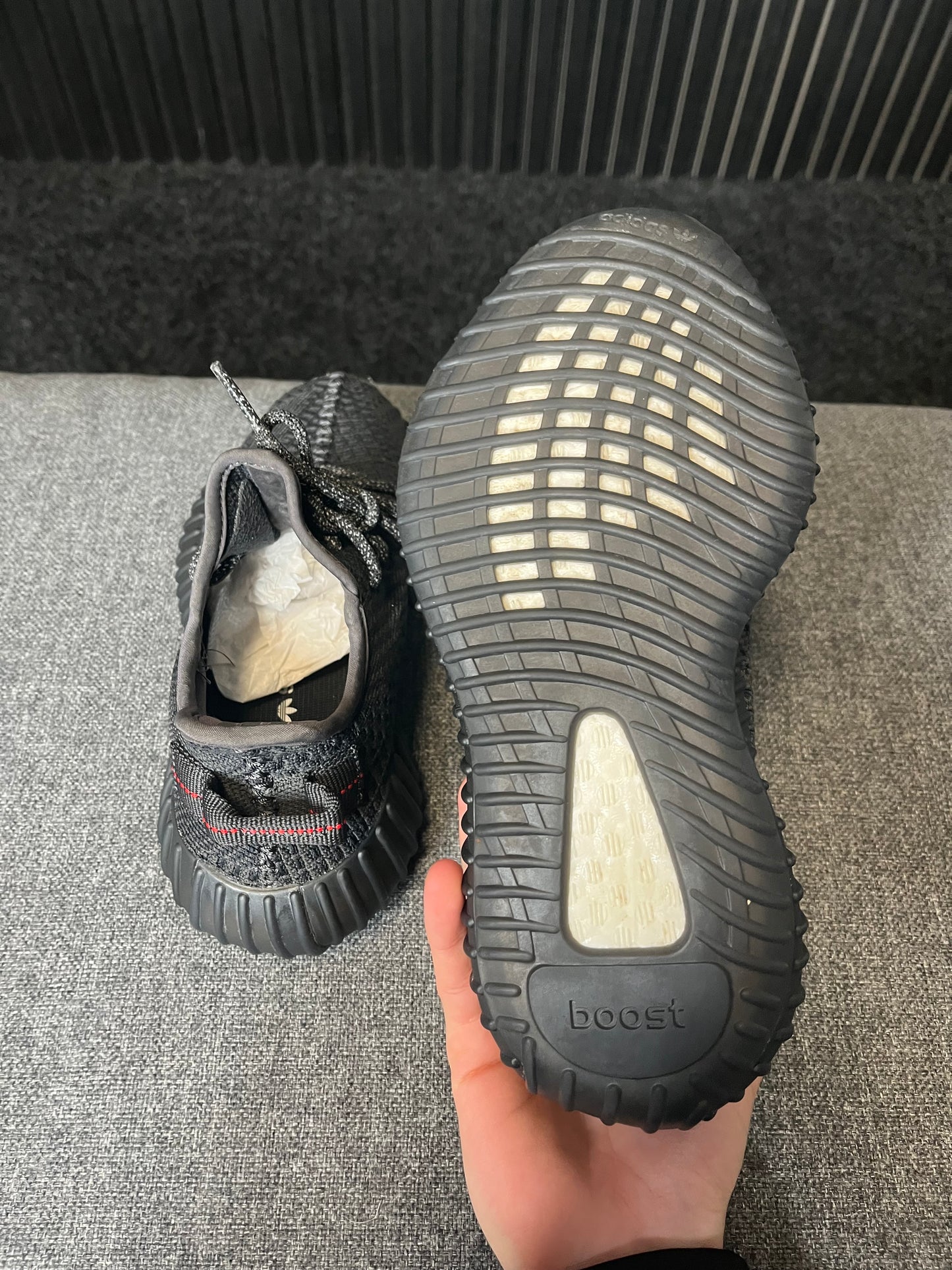 Yeezy 350 Black Static UK 4.5 3328
