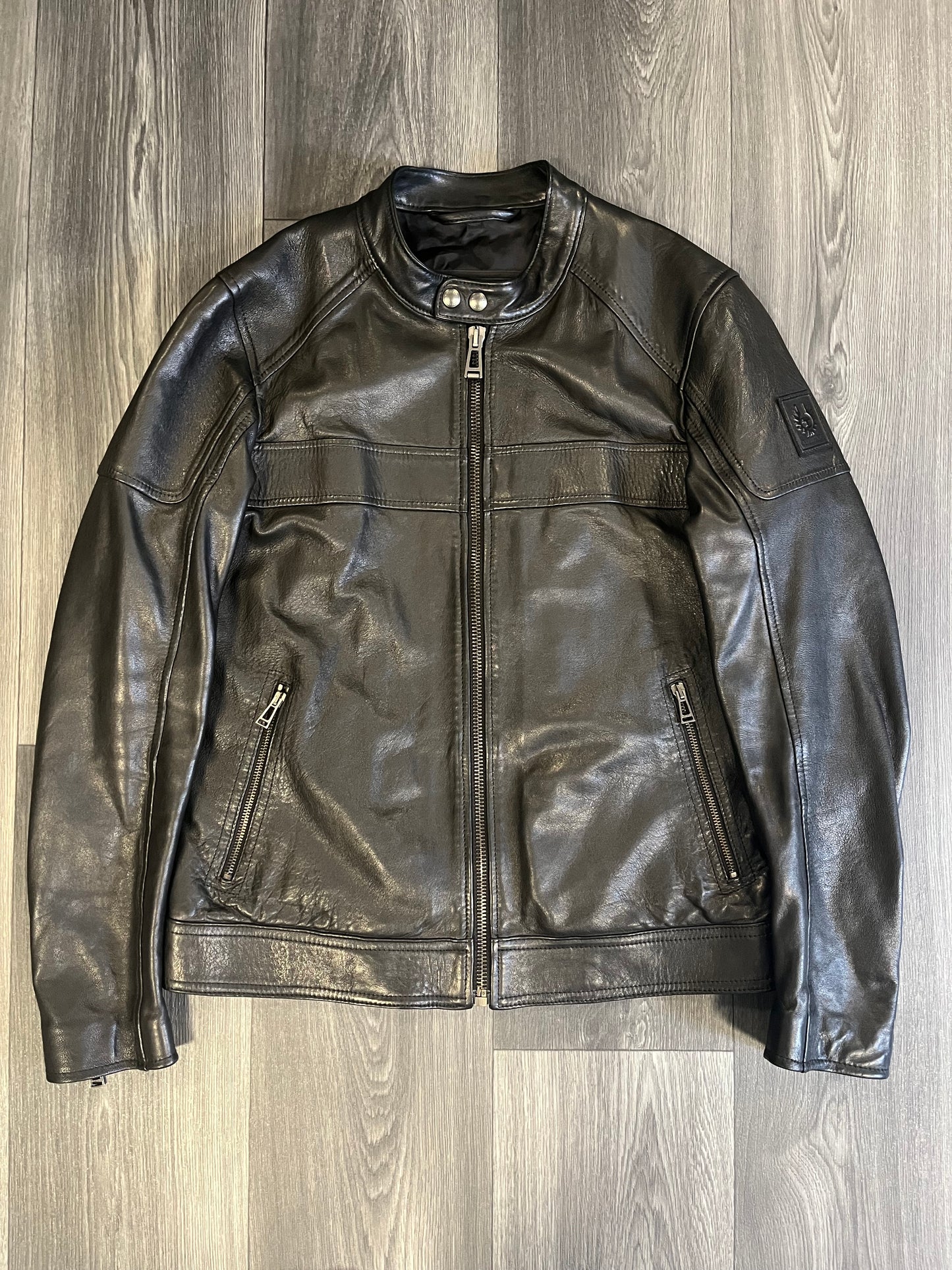 Belstaff Leather Jacket Large 3690