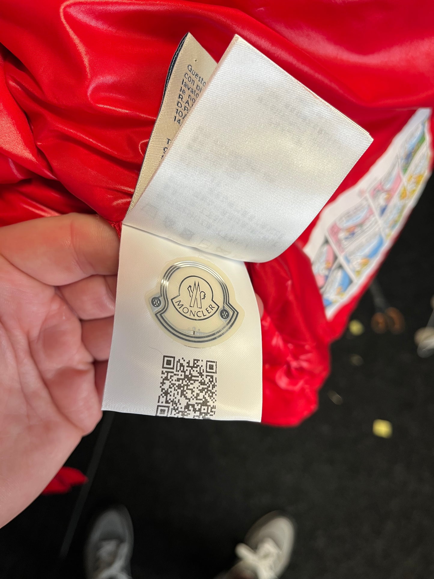 Moncler Maya Jacket Red Age 10 2760