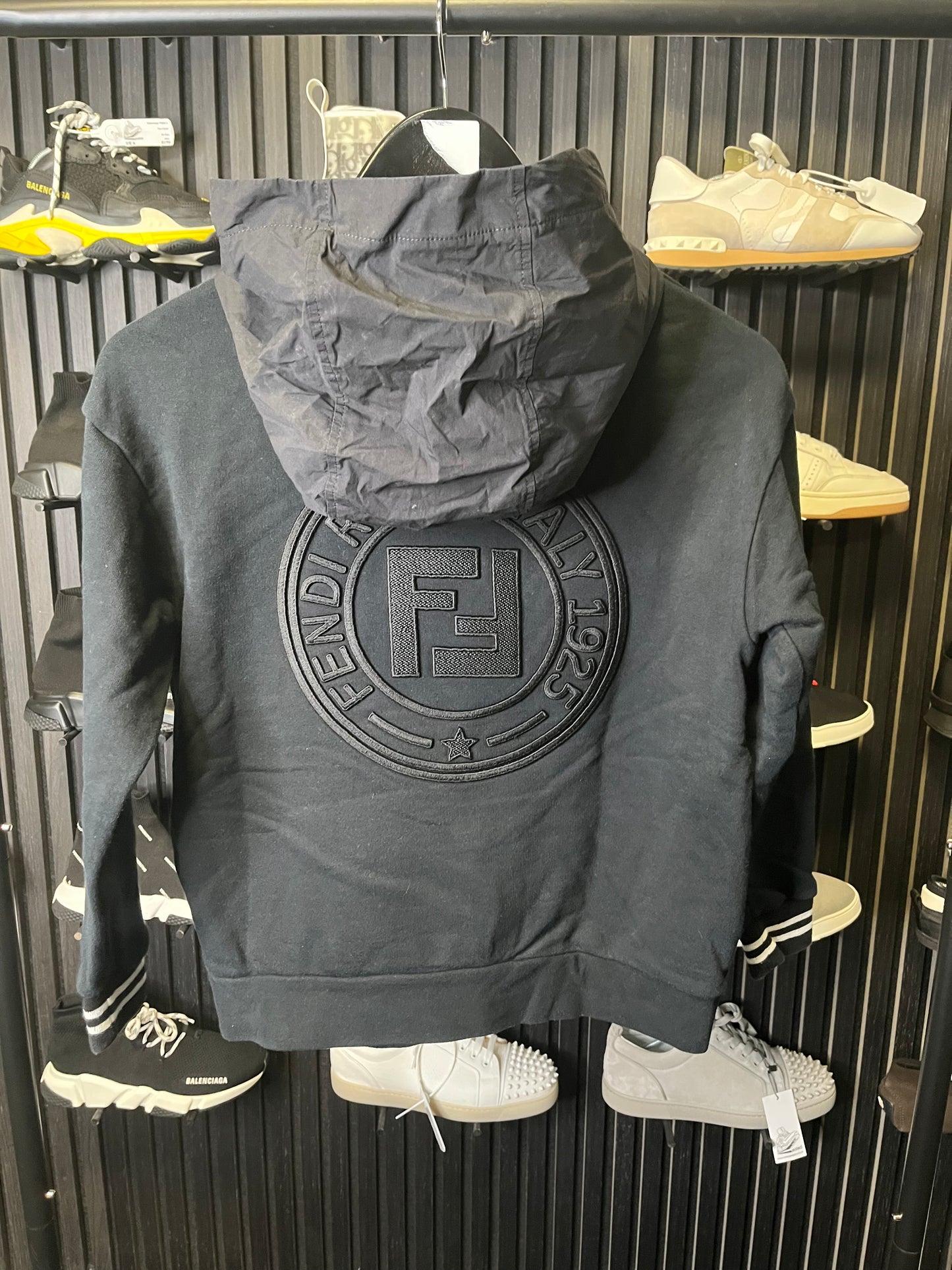 Fendi Hooded Sweater Black Age 12 3129