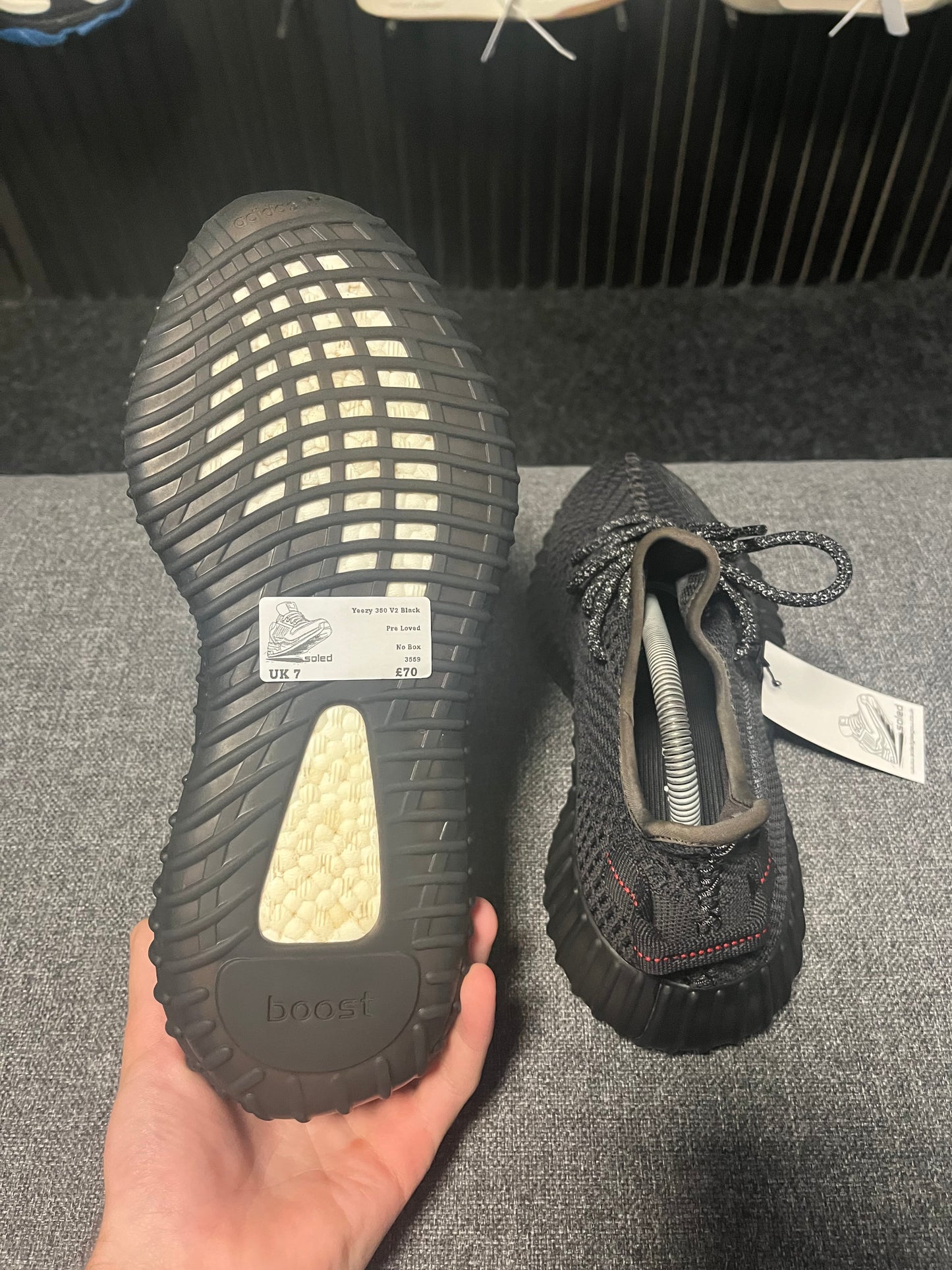 Yeezy 350 V2 Black UK 7 3559