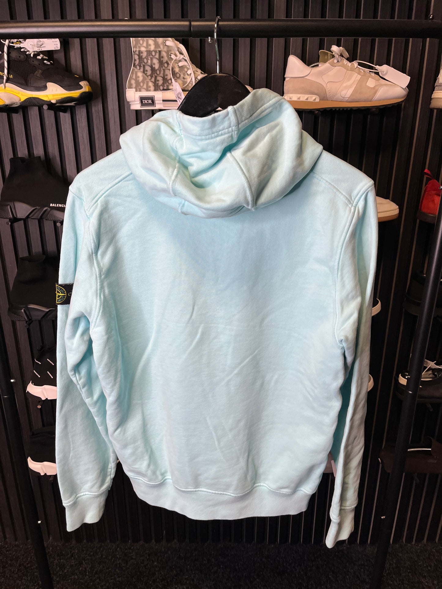 Stone Island Hooded Sweater Turquoise Age 14 3158