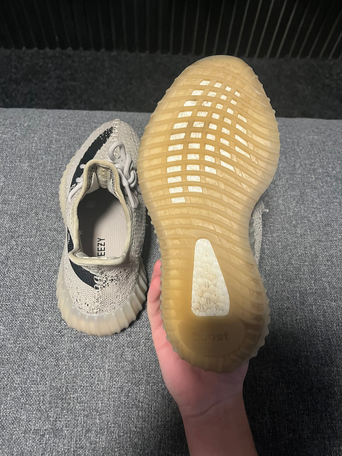 Yeezy 350 Slate UK 5 3807