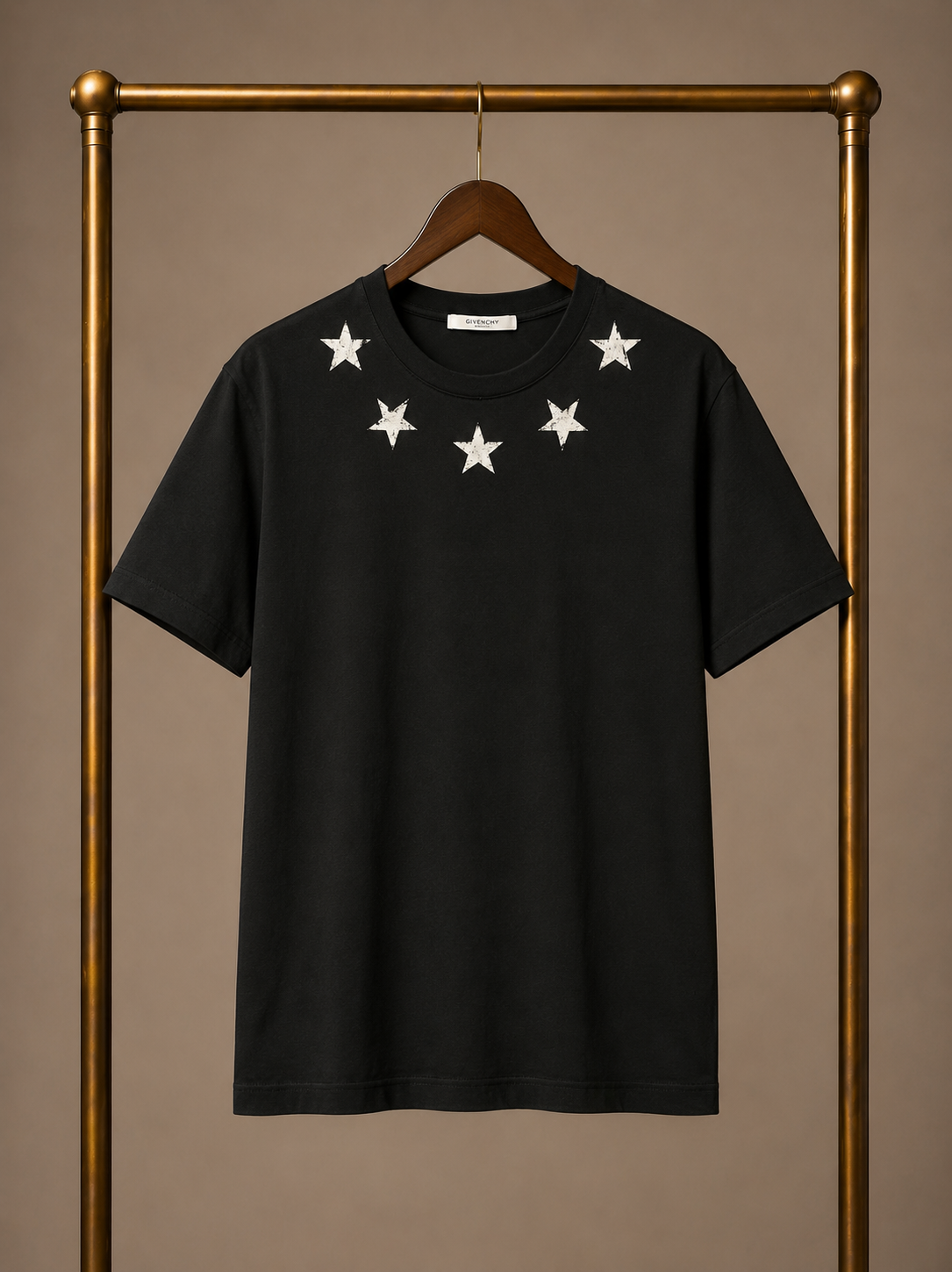 Givenchy Cracked Stars T-Shirt Black XL 3572