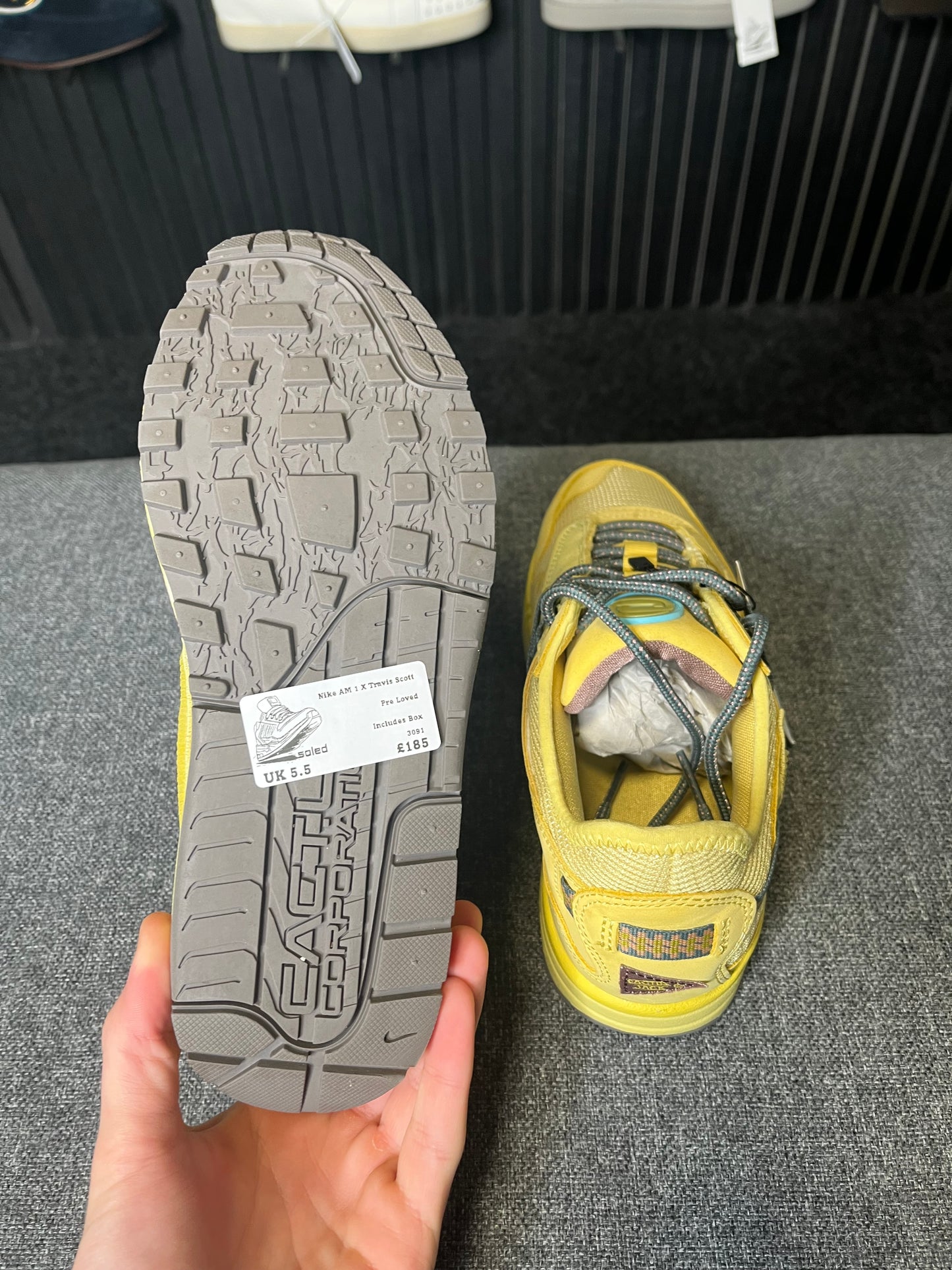 Nike Air Max 1 X Travis Scott UK 5.5 3091