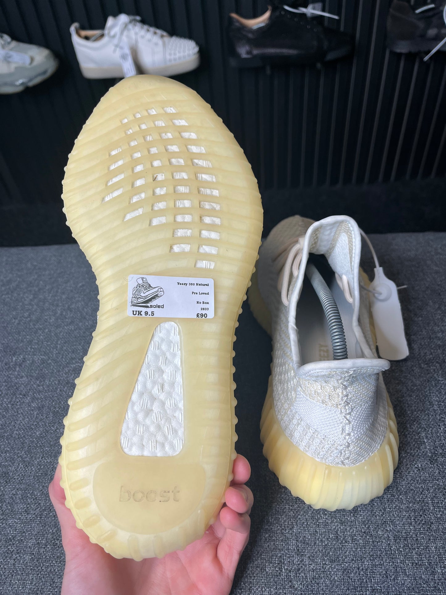 Yeezy 350 Natural UK 9.5 2833