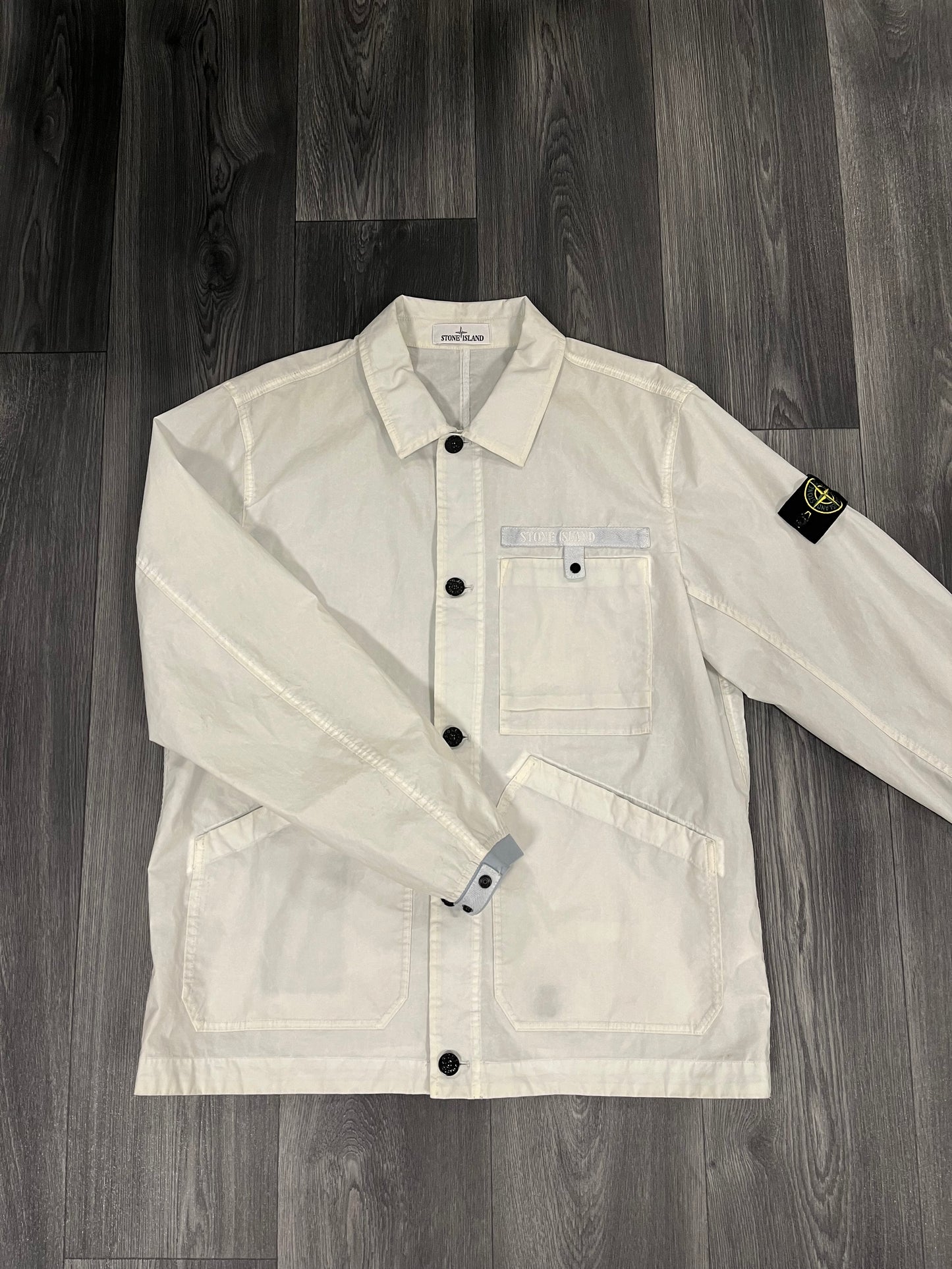 Stone Island Aggressive Gomatto Jacket White XL 3650