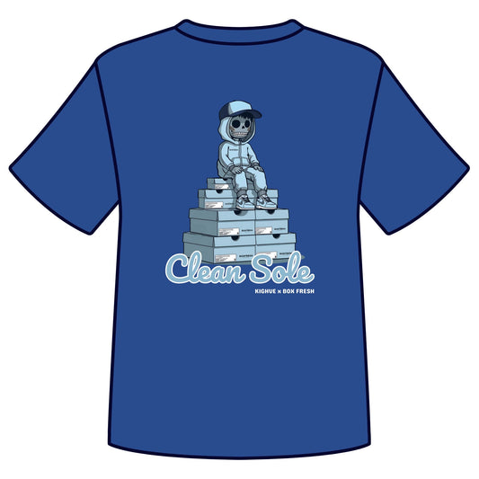 Stacked Tee Dark Blue Kighve x Box Fresh