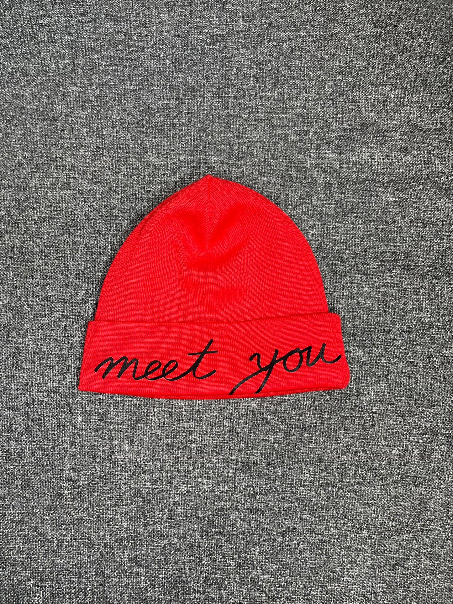 Y3 Nice To Meet You Beanie Catwalk Exclusive 3483