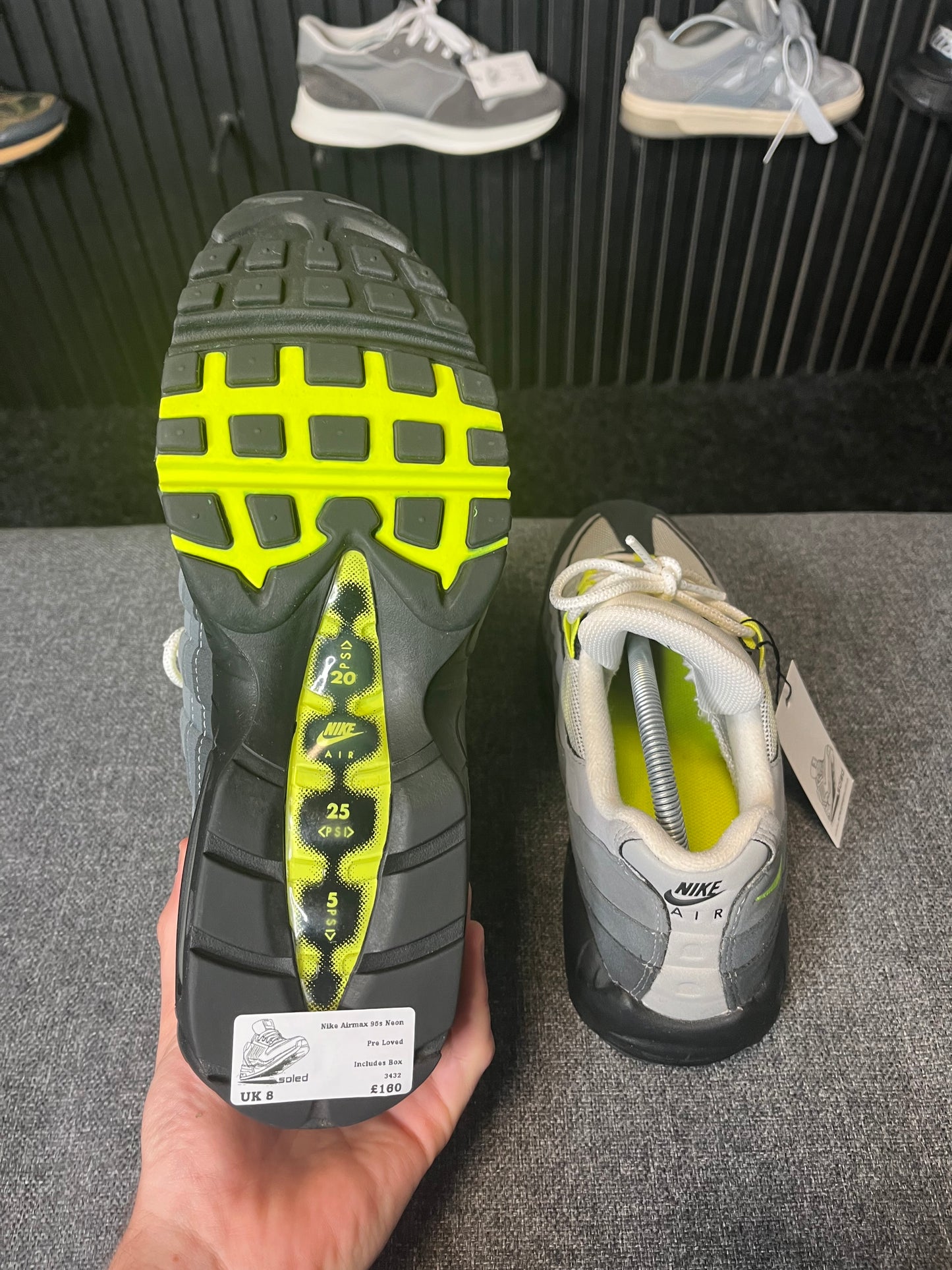 Airmax 95s Neon OGs UK 8 3432