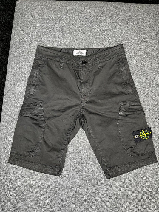 Black Stone Island Shorts Age 10 3123