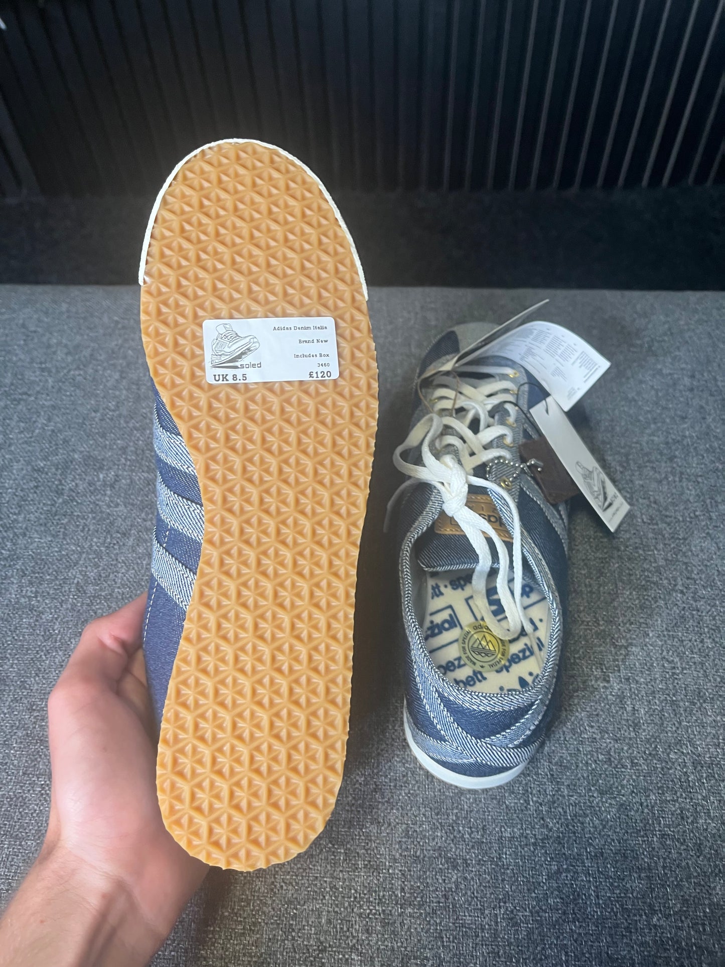 Adidas Denim Italia UK 8.5 3460