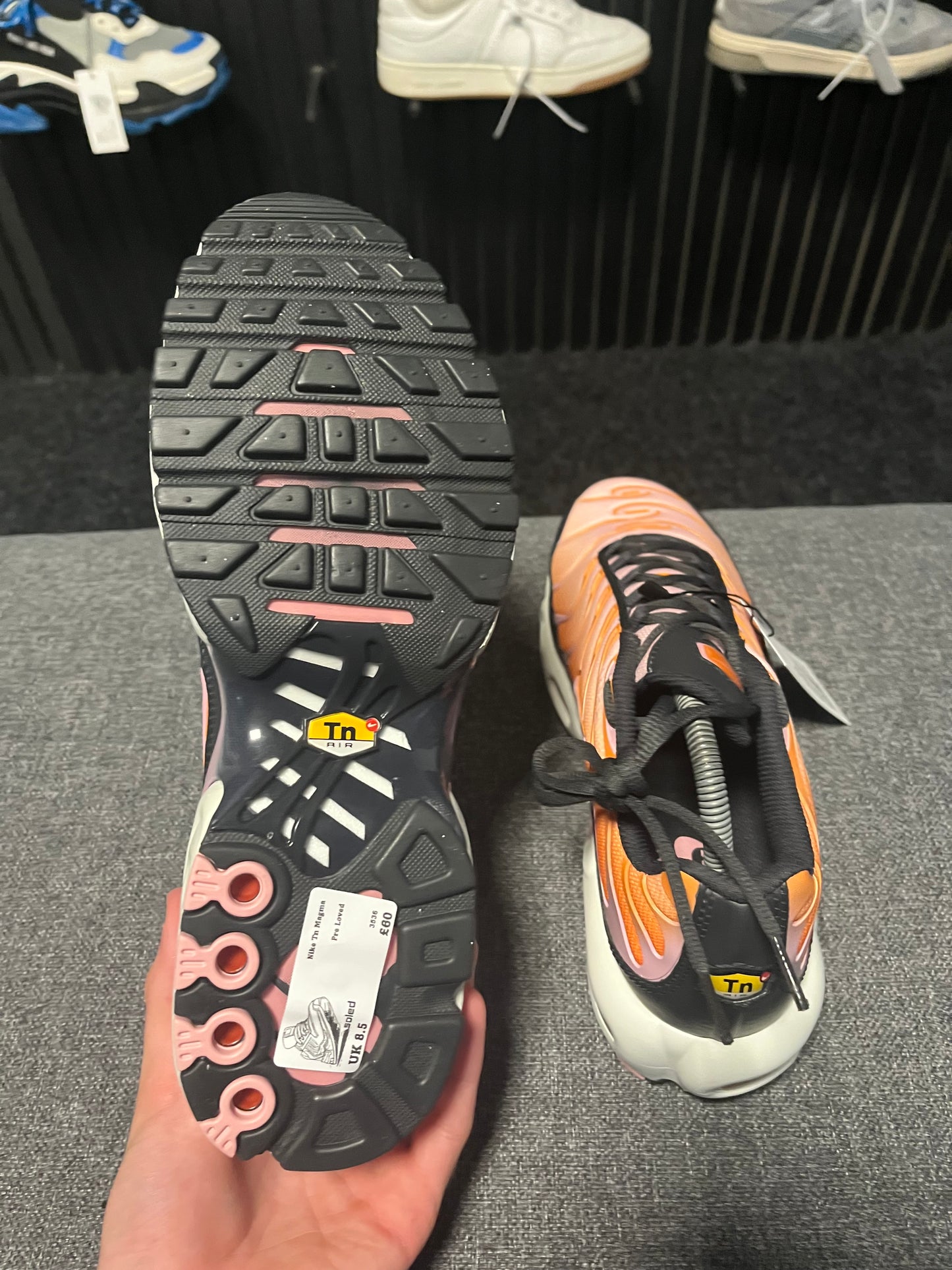 Nike TNs Magma Orange UK 8.5 3536