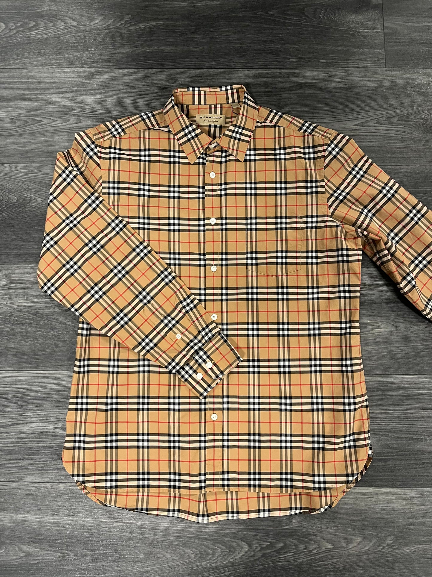 Burberry Check Shirt XL 3568