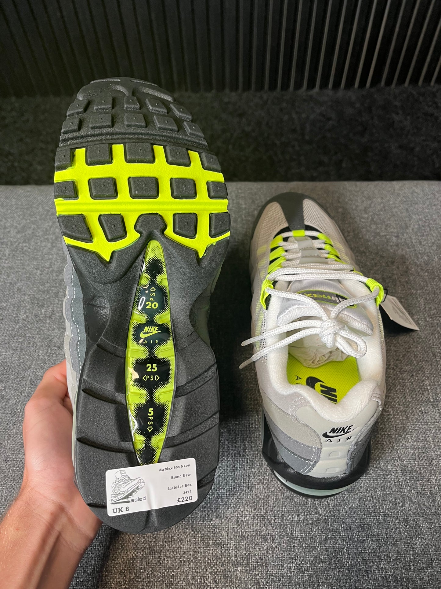 Air Max 95s Neon UK 8 3477