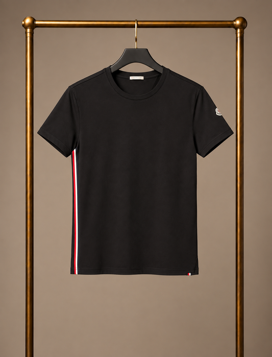 Moncler Black Tee XL Fits Large 3768