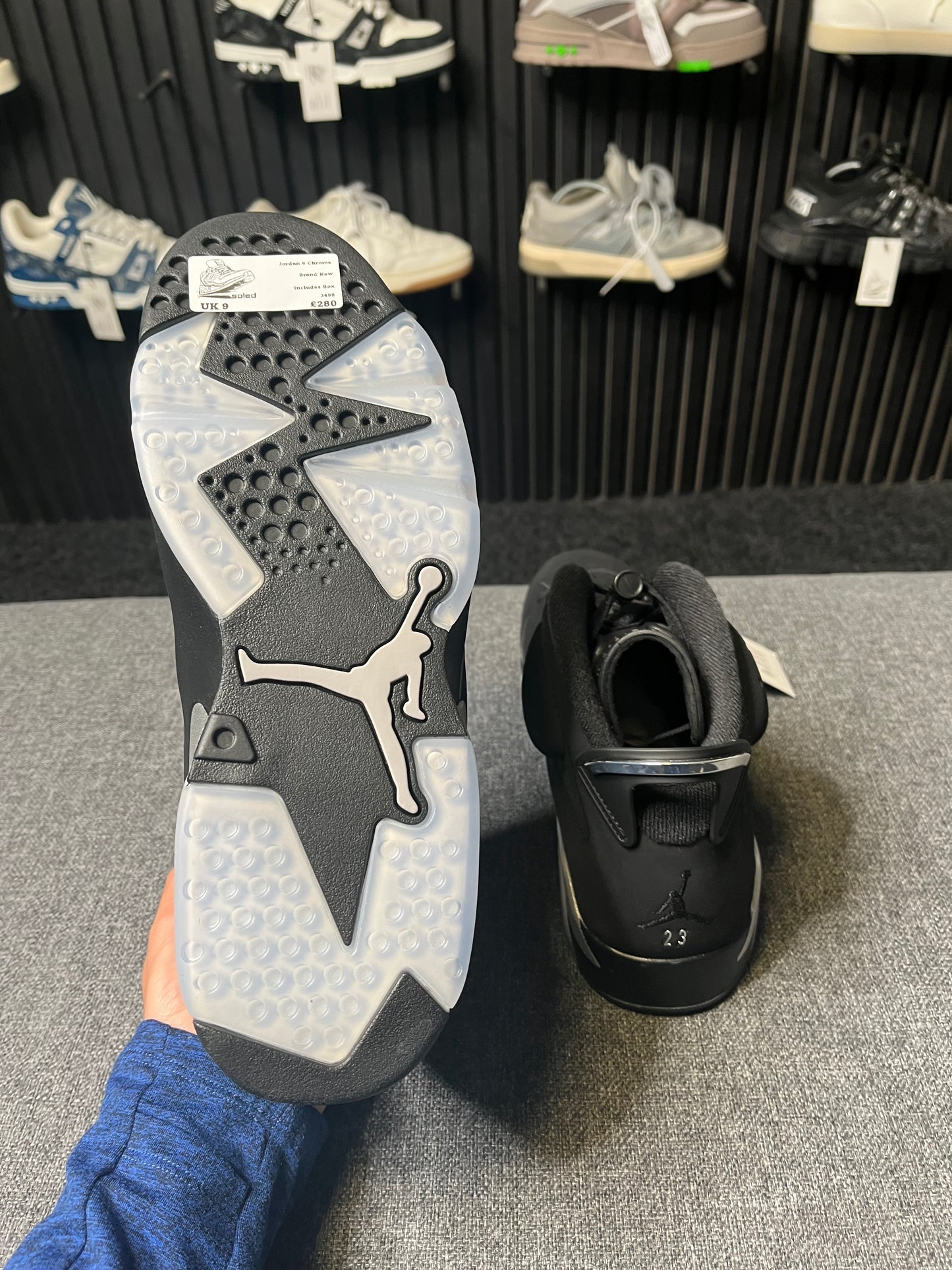 Jordan 6 Chrome UK 9 3498