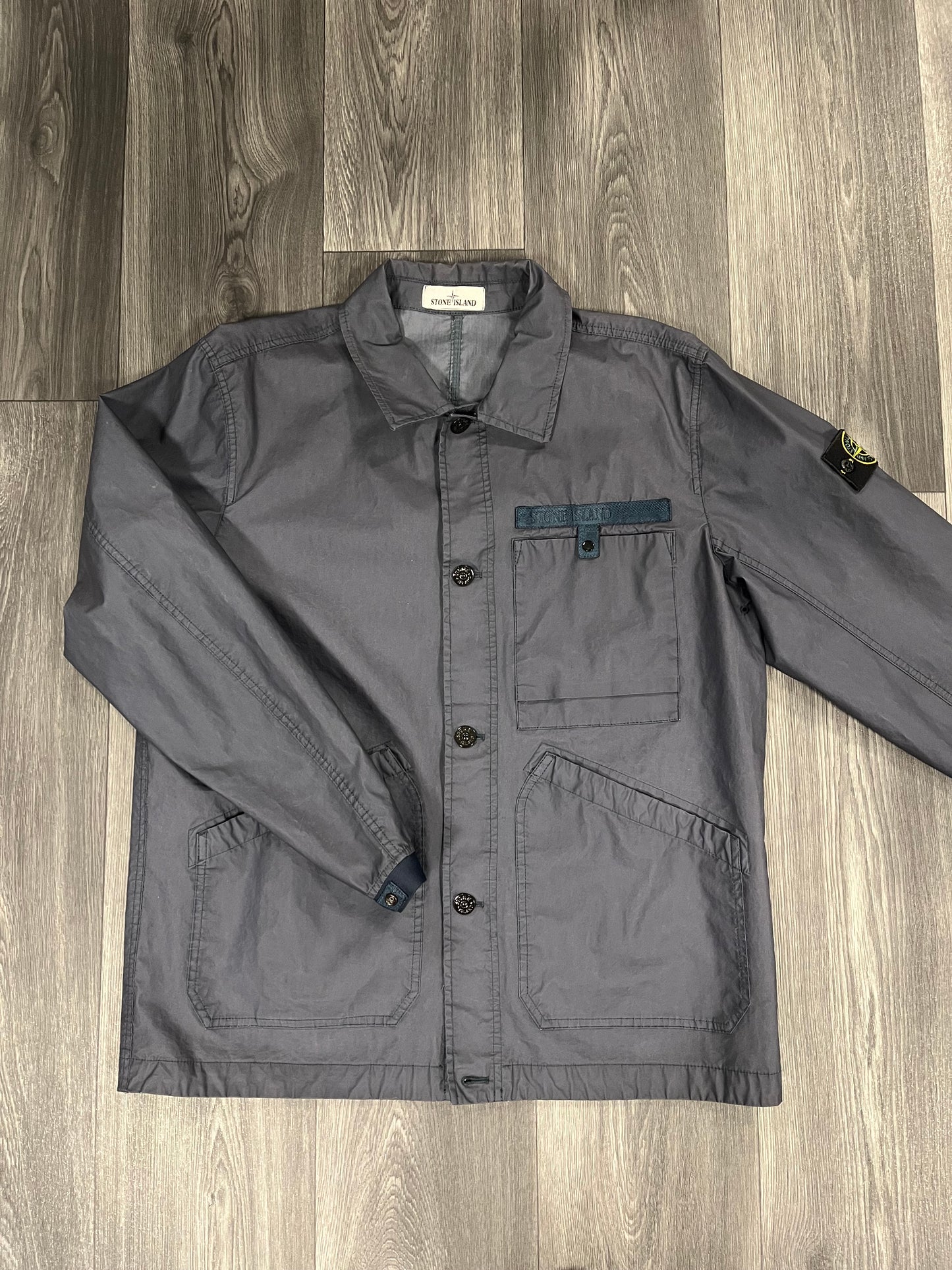 Stone Island Aggressive Gommato  Jacket Navy XL 3649