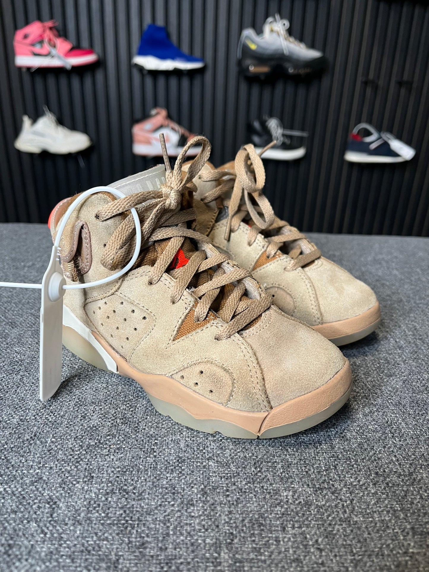 Jordan 6 Travis Scott British Khaki UK11 Child 2579