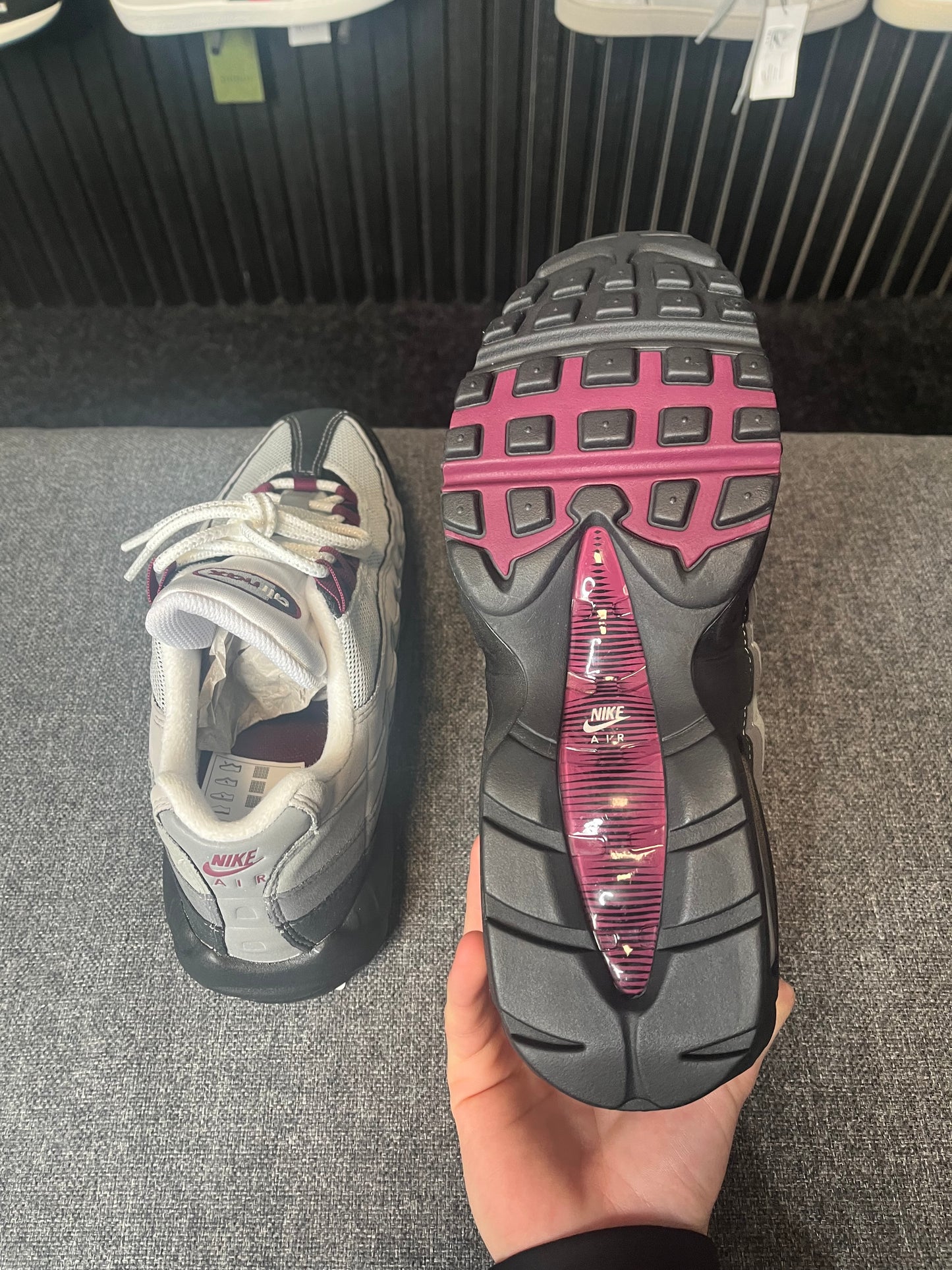 Nike Air Max 95s Beetroot 3215 UK 7.5