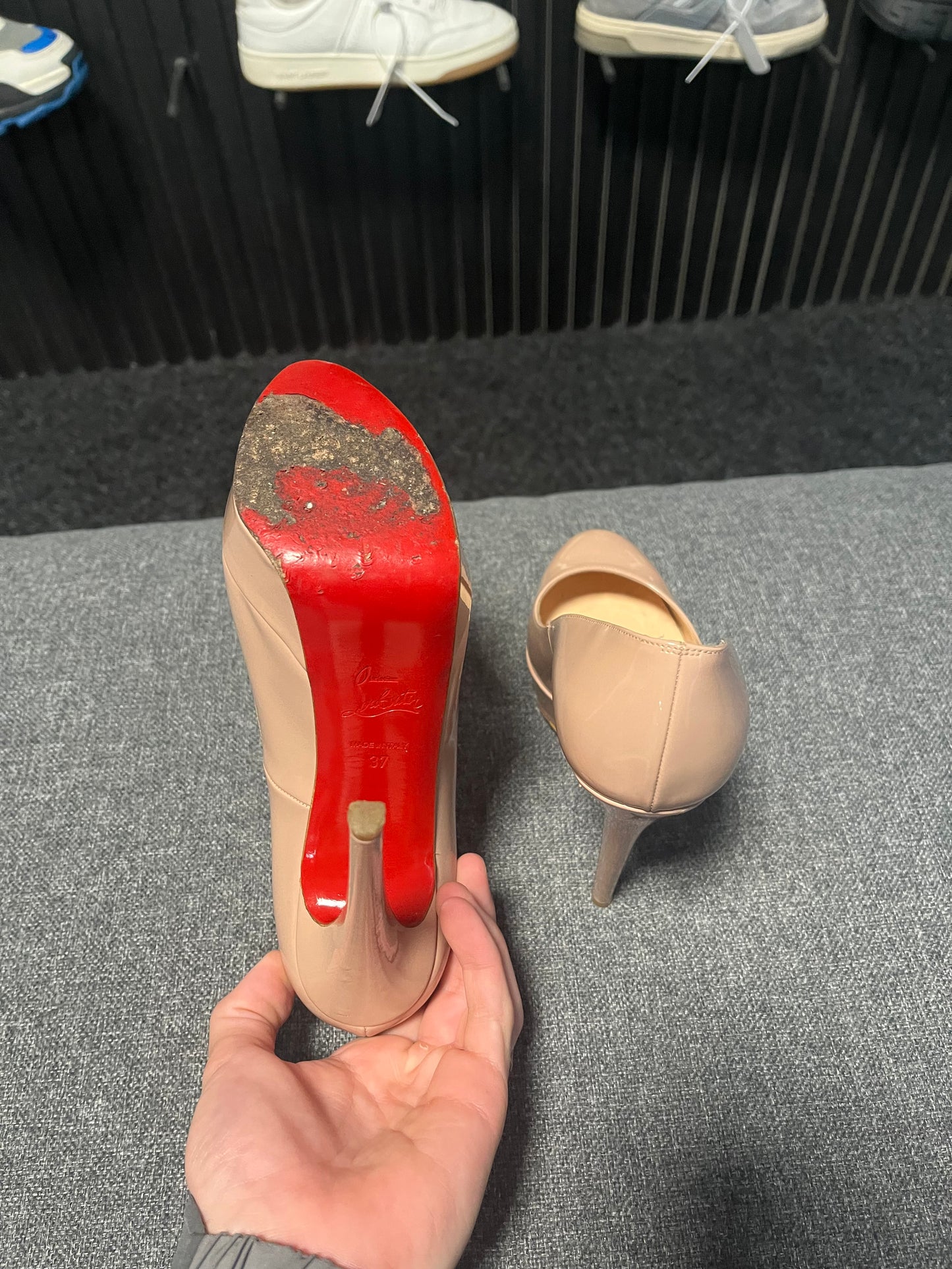 Christian Louboutin Nude UK 4 3540