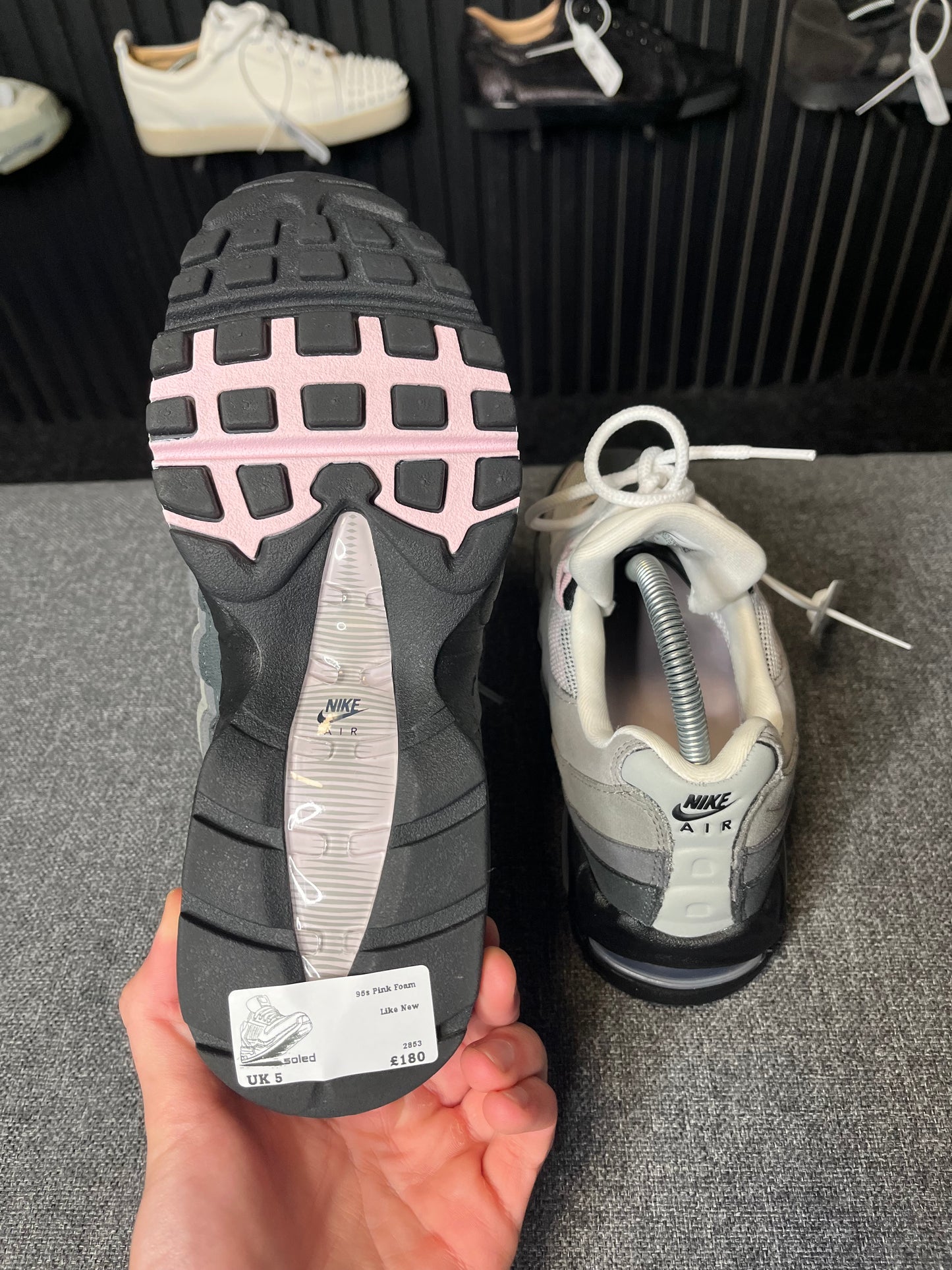 Air Max 95s Pink Foam UK 5 2853